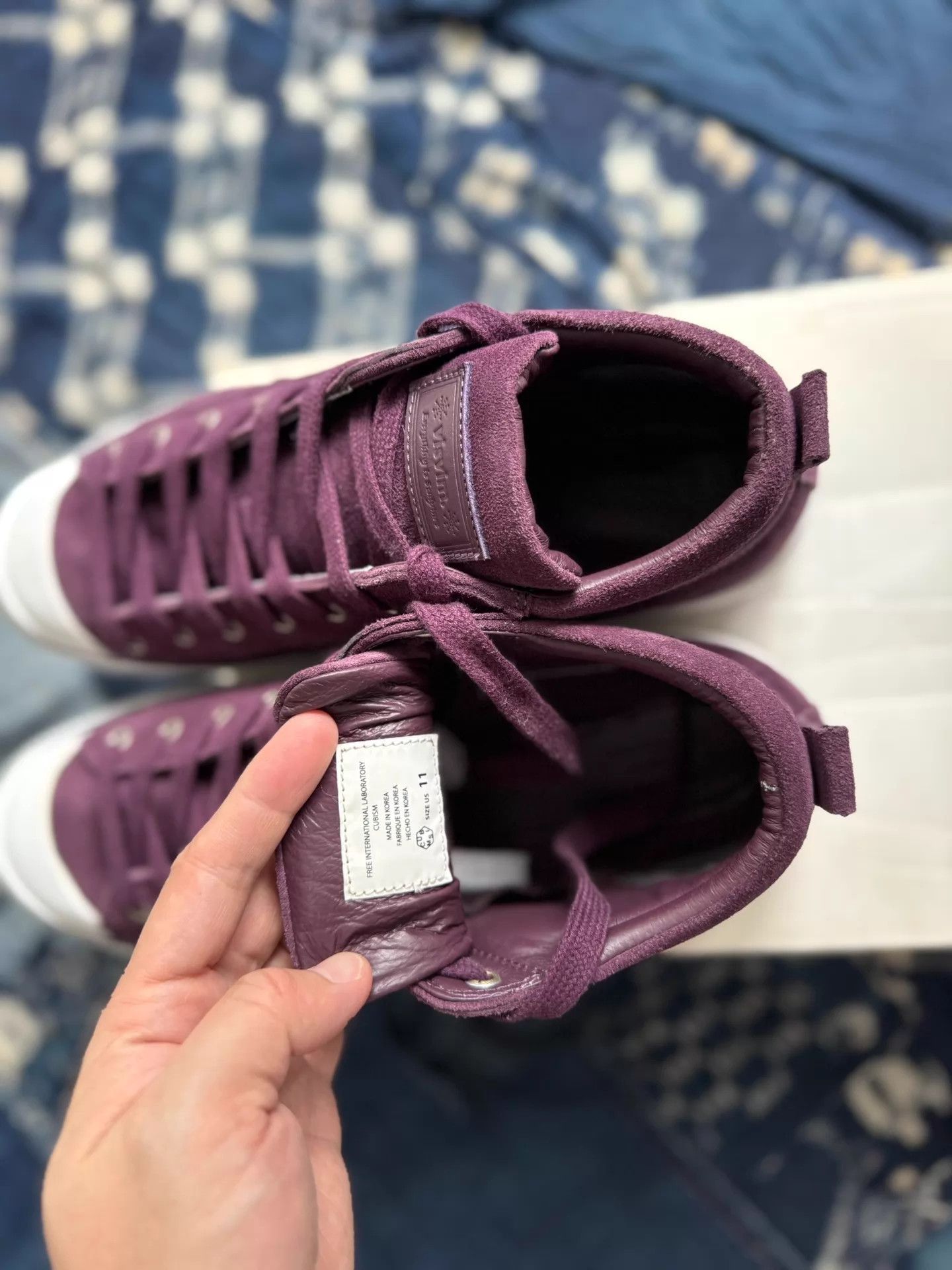 Visvim VISVIM TYPE NEWTON2 MID Purple 11 Sneaker Size US 11 / EU 44 - 8 Thumbnail
