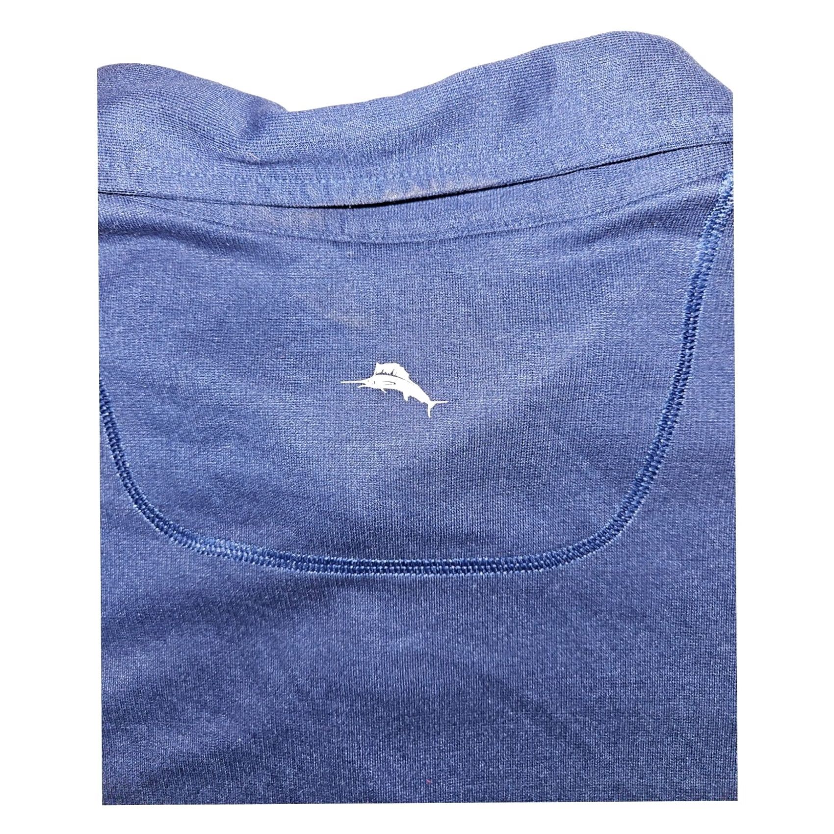 Tommy Bahama VINTAGE Tommy Bahama Polo Shirt Short Sleeve Men's 2XL Blue Casual Travel Vacation Shirt Polo Mens Beach Logo 90s Size US XXL / EU 58 / 5 - 6 Thumbnail