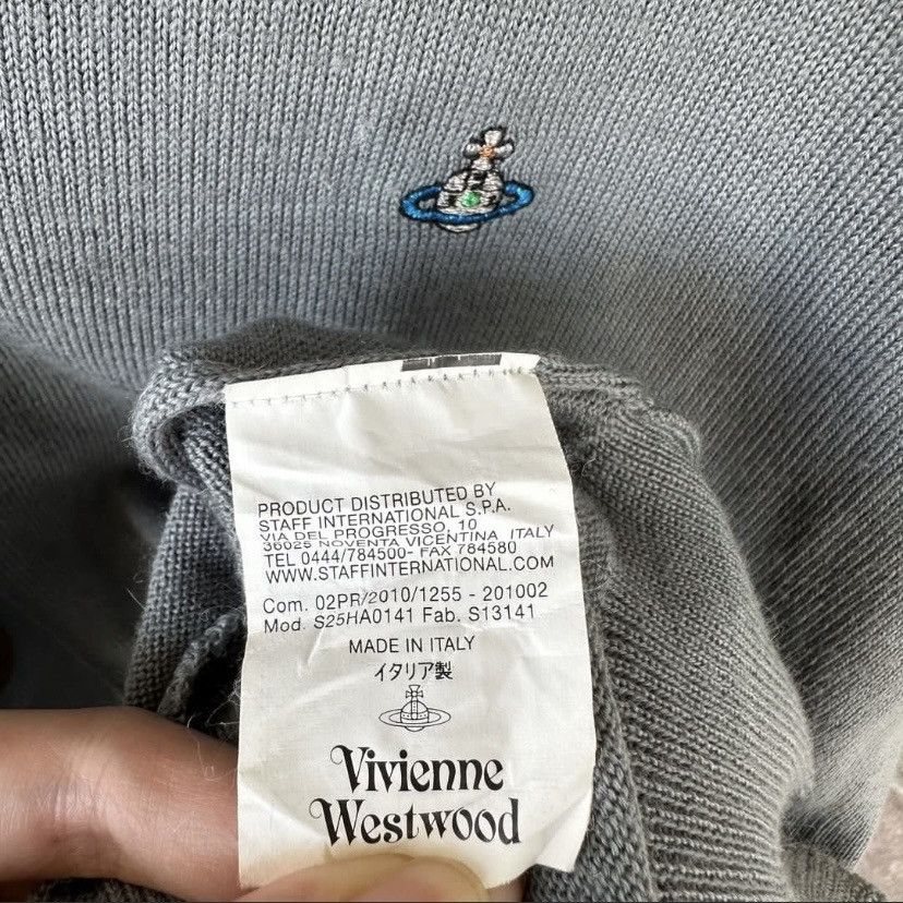 Vivienne Westwood Vivienne Westwood Orb Cardigan Knitwear Size US L / EU 52-54 / 3 - 7 Thumbnail