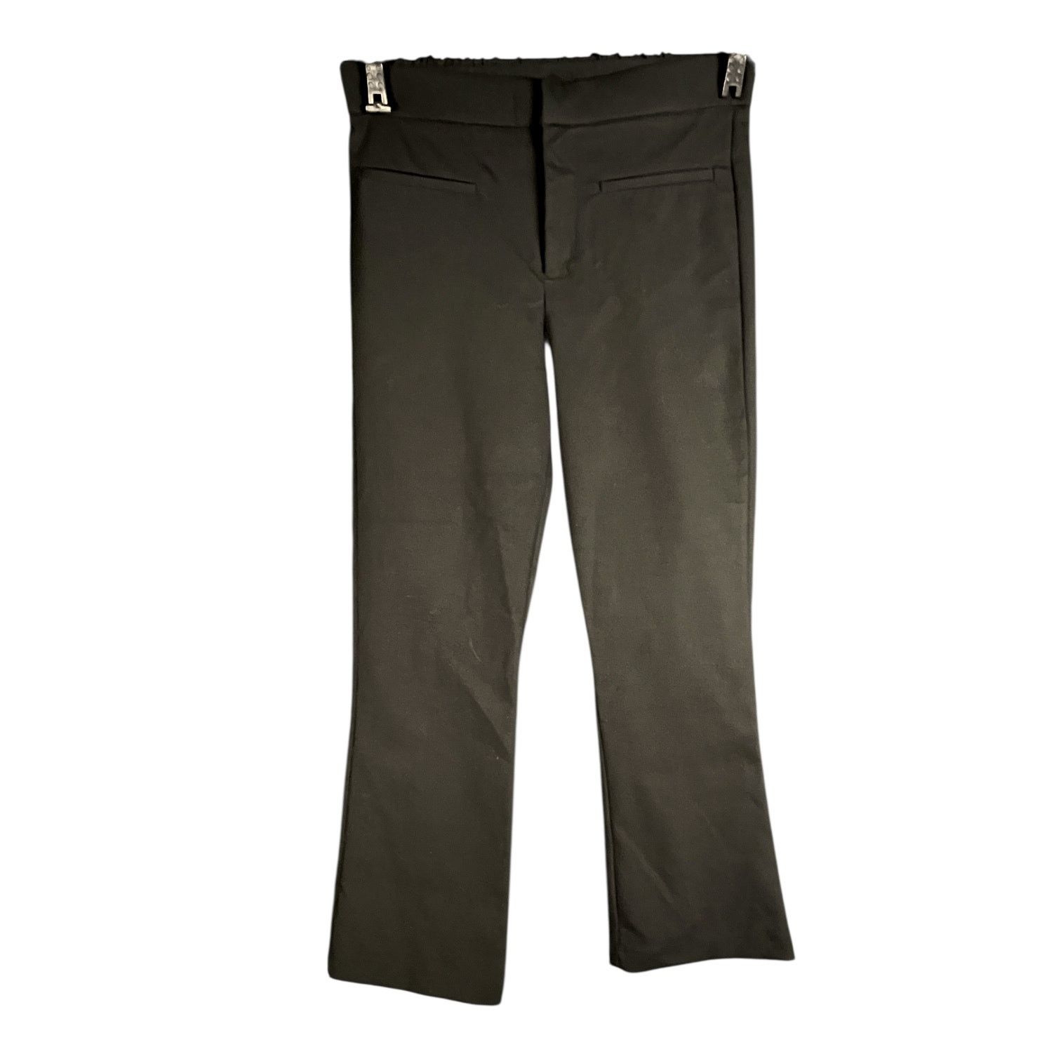 Zara Women's Zara Black Pocket Detail Flat Front Pants Slacks - M Size 30" / US 8 / IT 44 - 1 Thumbnail