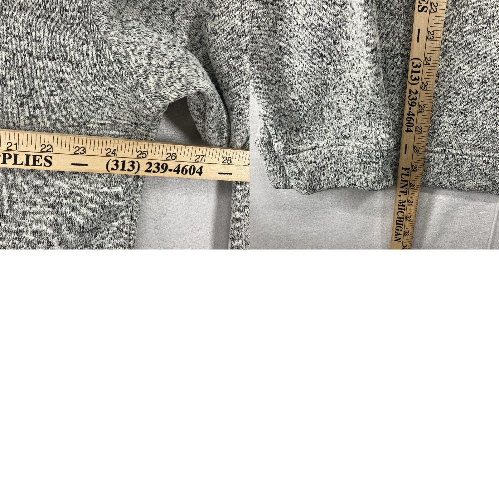 Eddie Bauer Eddie Bauer Men’s Radiator Fleece Snap Mock Pullover Gray XL Sweatshirt Pullover Mock Neck Zip Pockets Regular Fit Outdoor Fisherman Logo Long Sleeve Size US XL / EU 56 / 4 - 9 Thumbnail