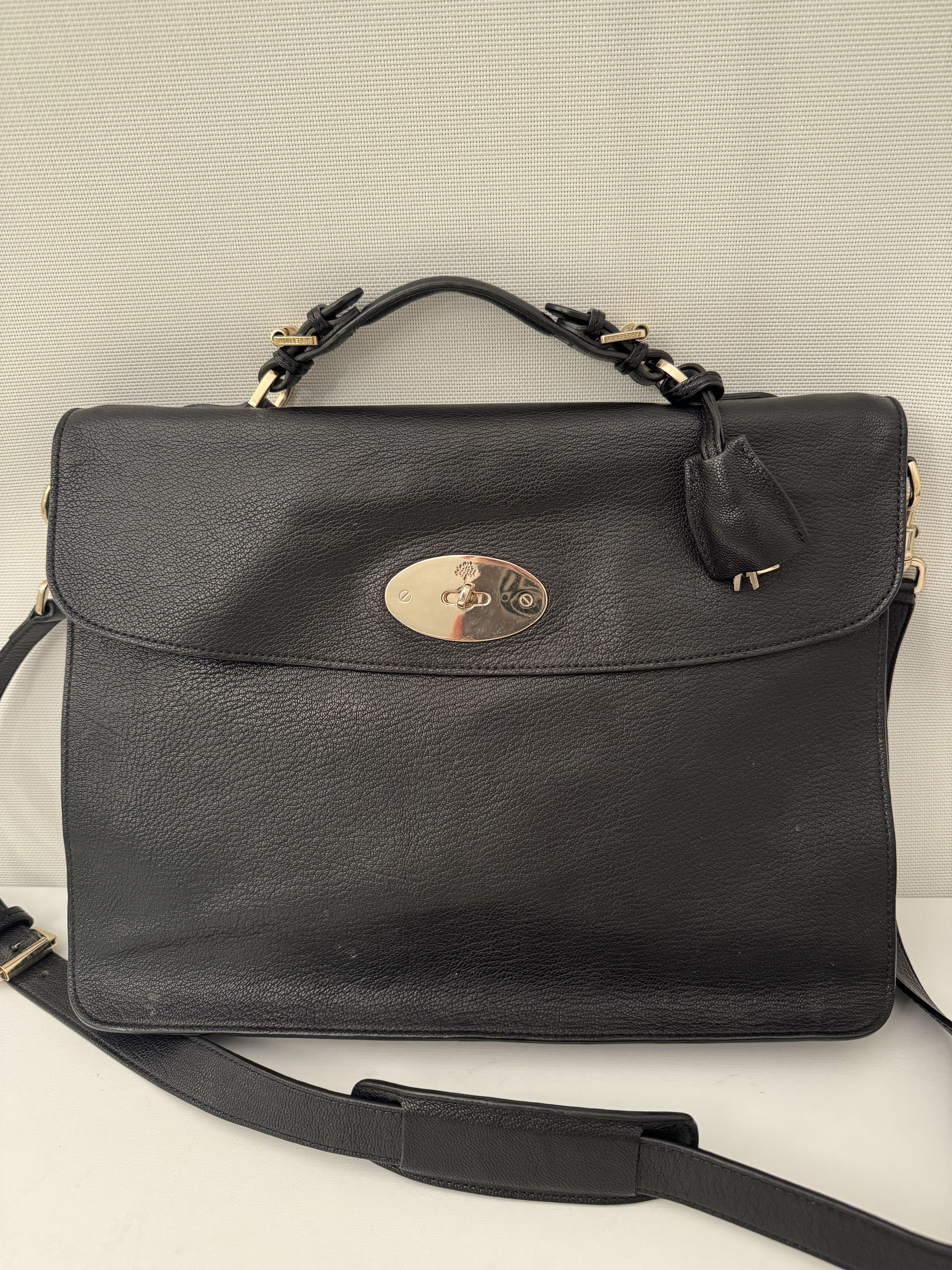 Mulberry Mulberry Bayswater Pebble Grain Leather Briefcase Bag Size ONE SIZE - 6 Thumbnail