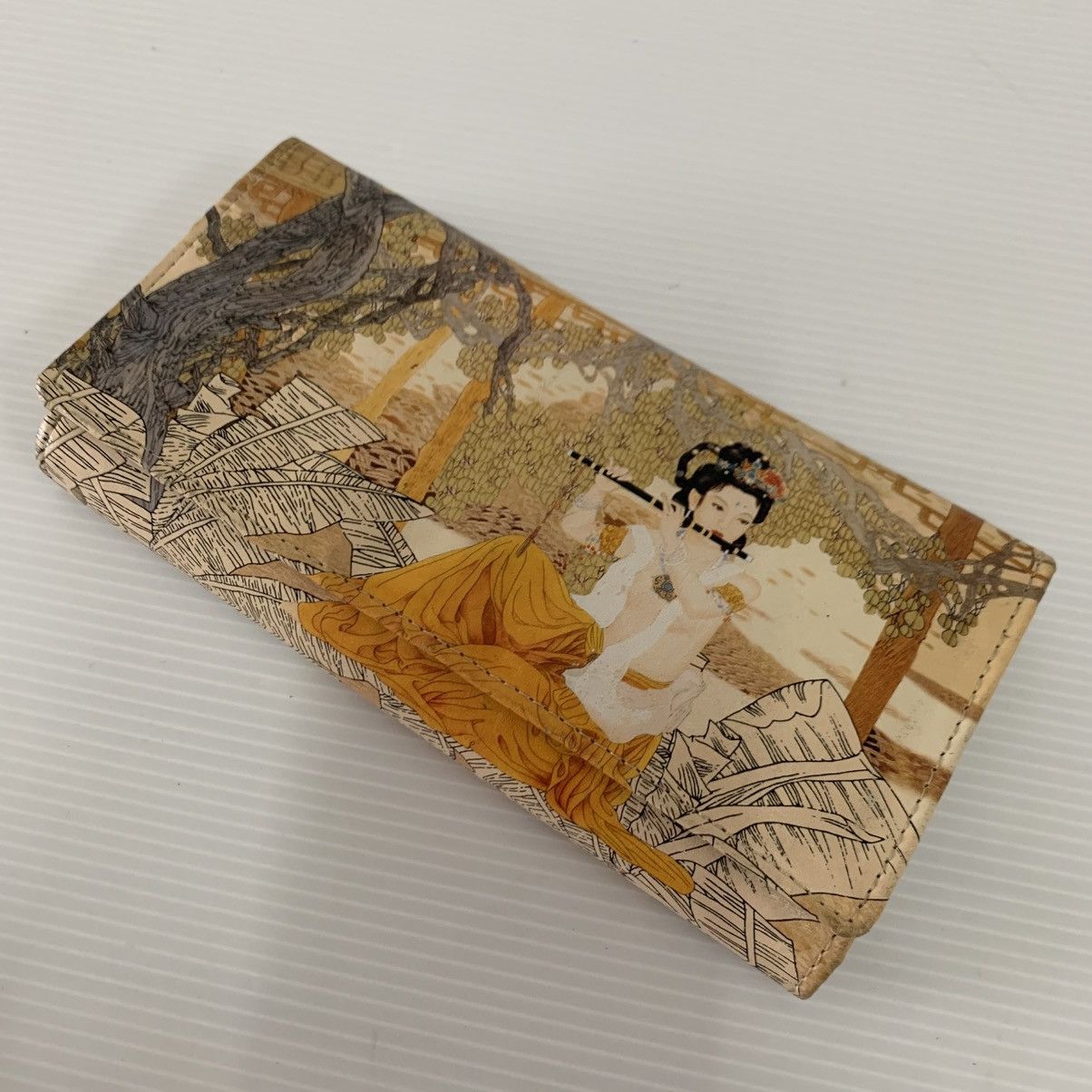 Japanese Brand Chinese Design Leather Vintage Wallet Size ONE SIZE - 2 Thumbnail