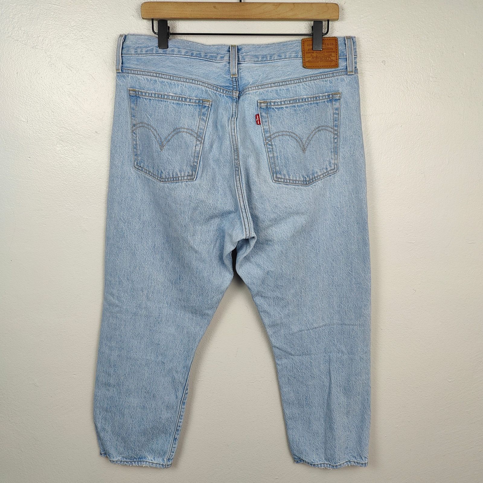 Levi's Levi's Wedgie Straightlev Jeans Womens 32 Light Wash Size 32" / US 10 / IT 46 - 7 Thumbnail