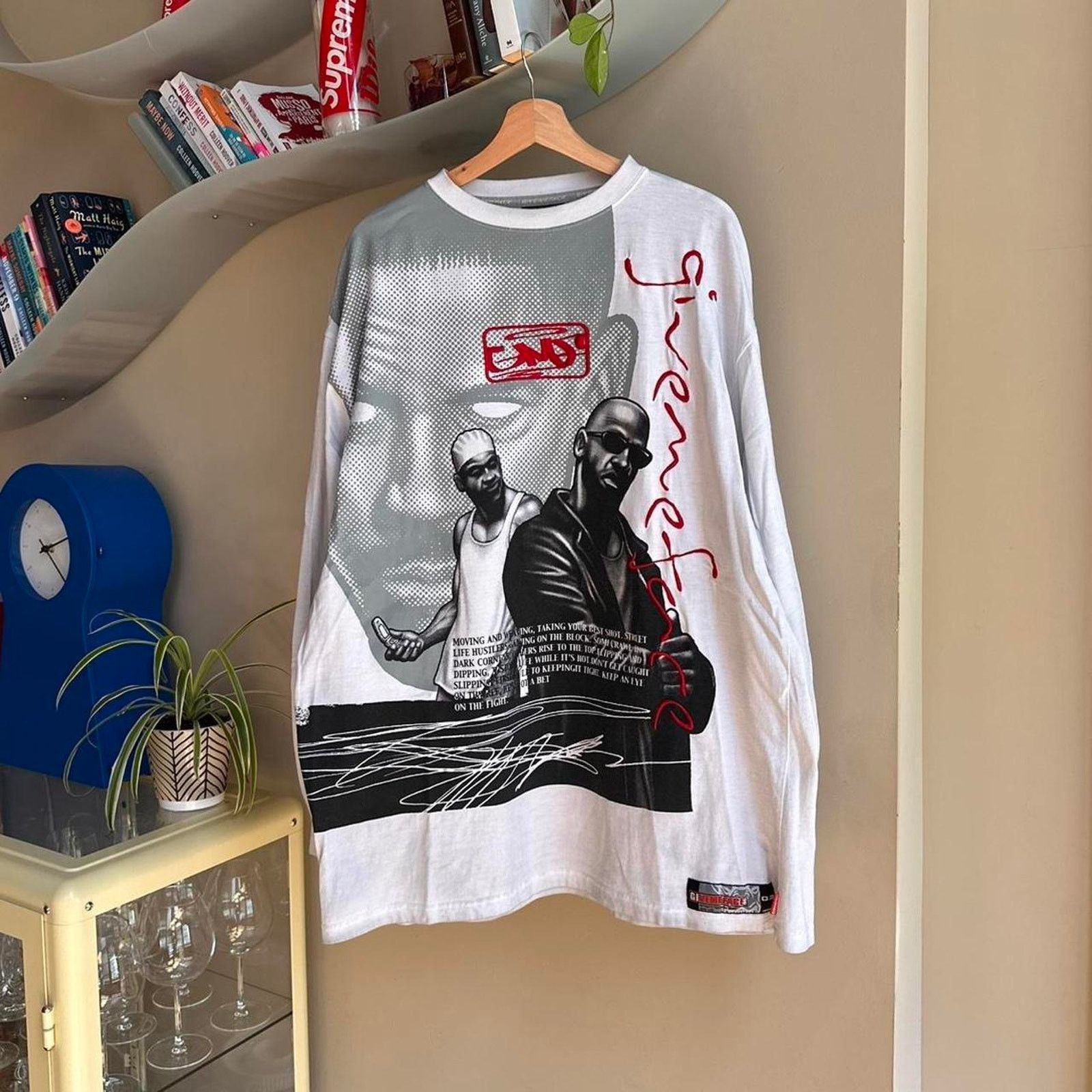 Rap Tees × Vintage Vintage Y2K Rap Long Sleeve Shirt Size US XL / EU 56 / 4 - 1 Thumbnail