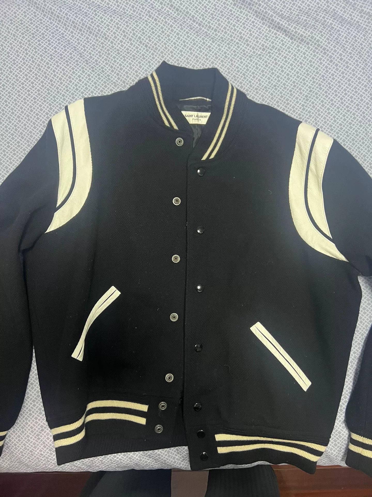 Saint Laurent Paris Saint Laurent Paris Varsity Jacket Size US L / EU 52-54 / 3 - 1 Thumbnail