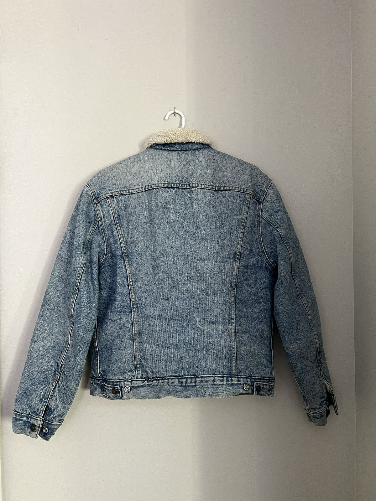 Levi's × Levi's Vintage Clothing × Vintage Rare Vintage Levis Sherpa Trucker Jacket Orange Tag 70s Size US L / EU 52-54 / 3 - 4 Thumbnail