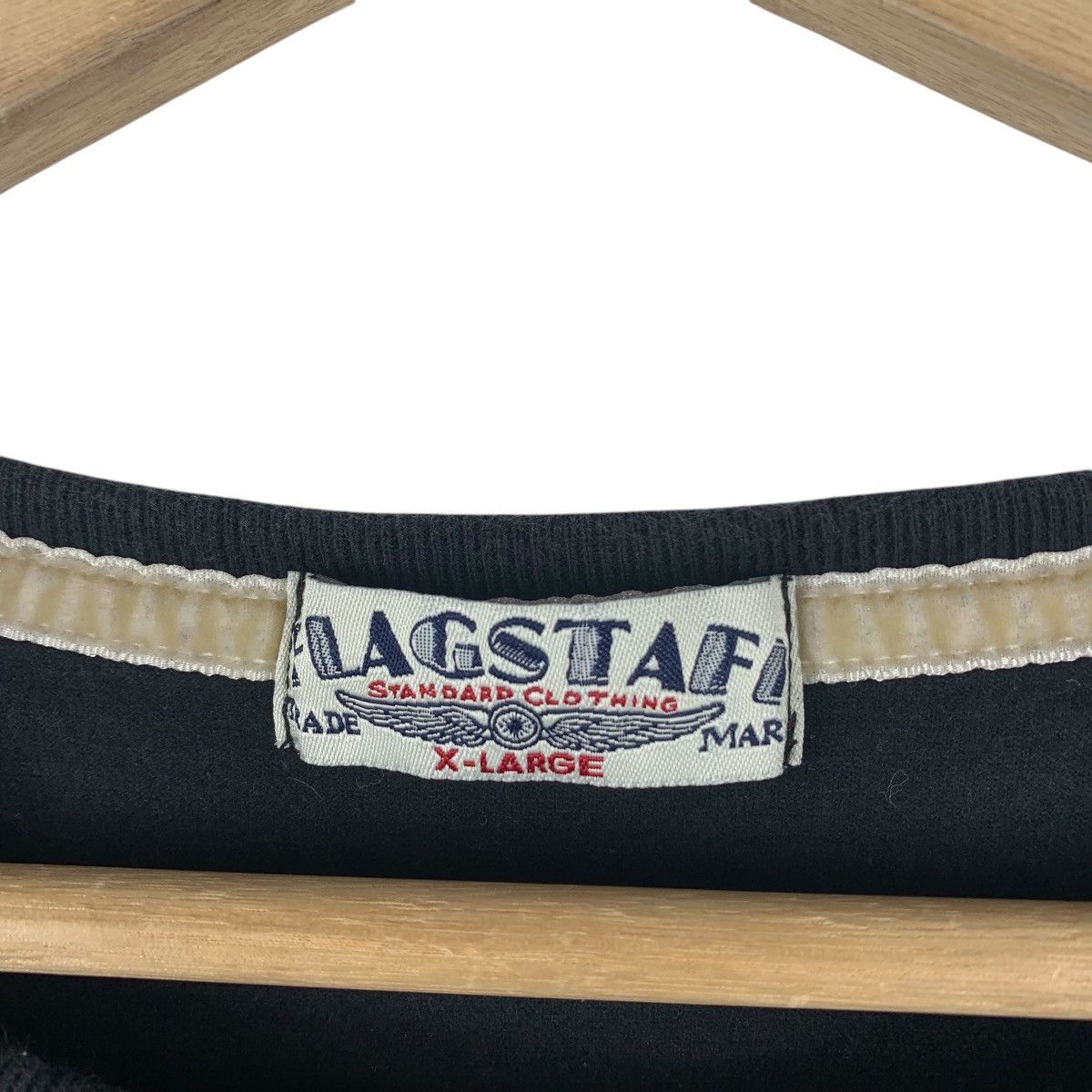 Flagstuff × Japanese Brand FLAGSTUFF Embroidery skull back hit tee Size US XL / EU 56 / 4 - 4 Thumbnail