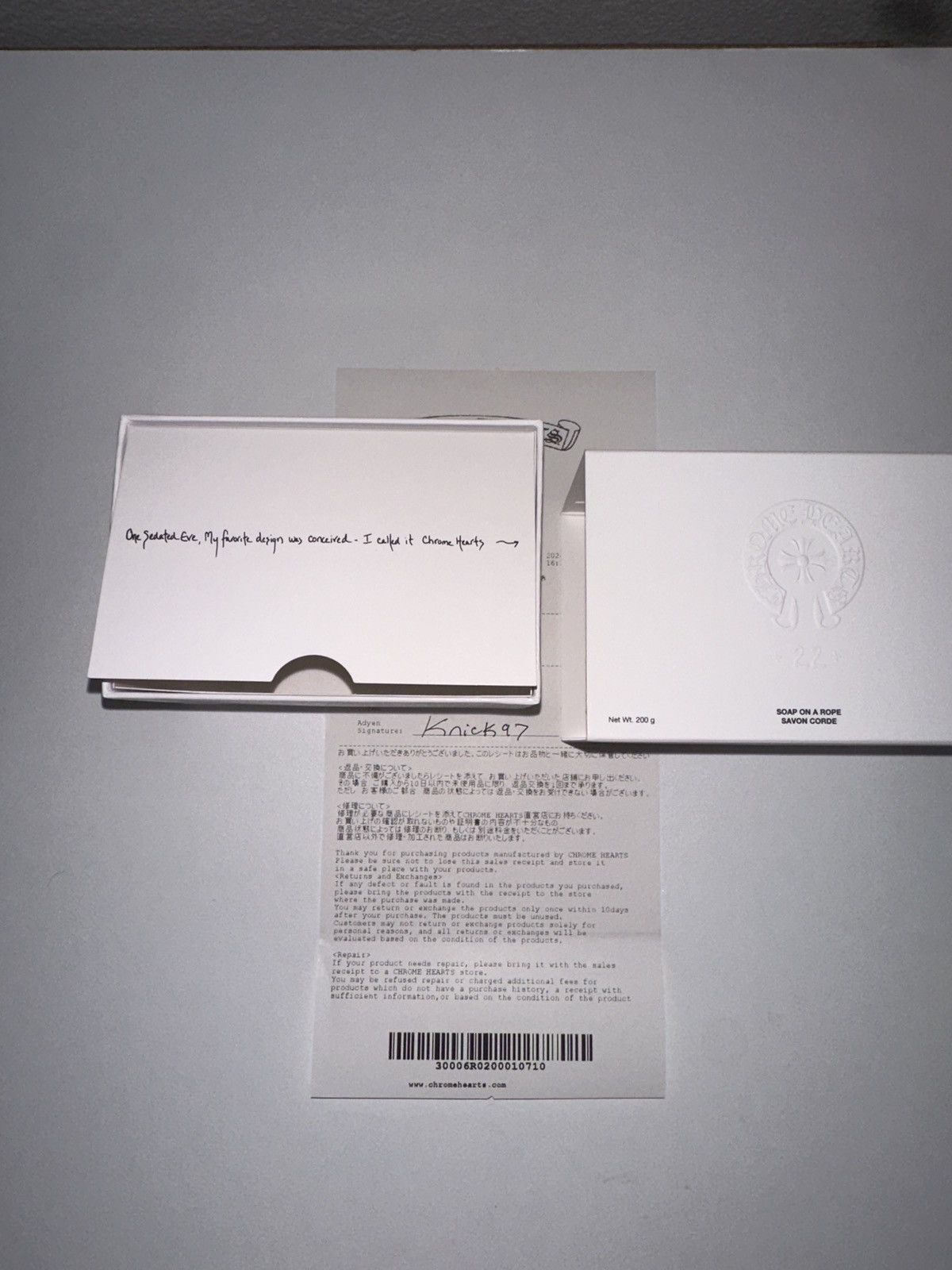 Chrome Hearts Chrome Hearts 22K Soap on a Rope Size ONE SIZE - 3 Thumbnail
