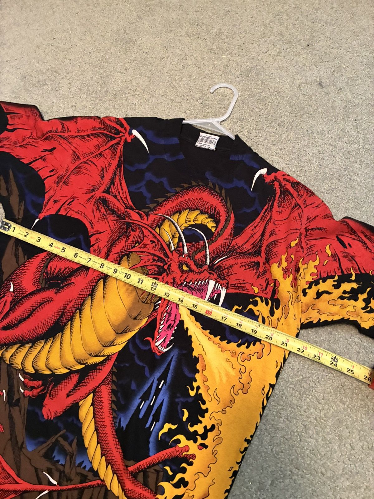Liquid Blue Vintage 90s Liquid Blue dragon tee shirt Size US L / EU 52-54 / 3 - 7 Thumbnail