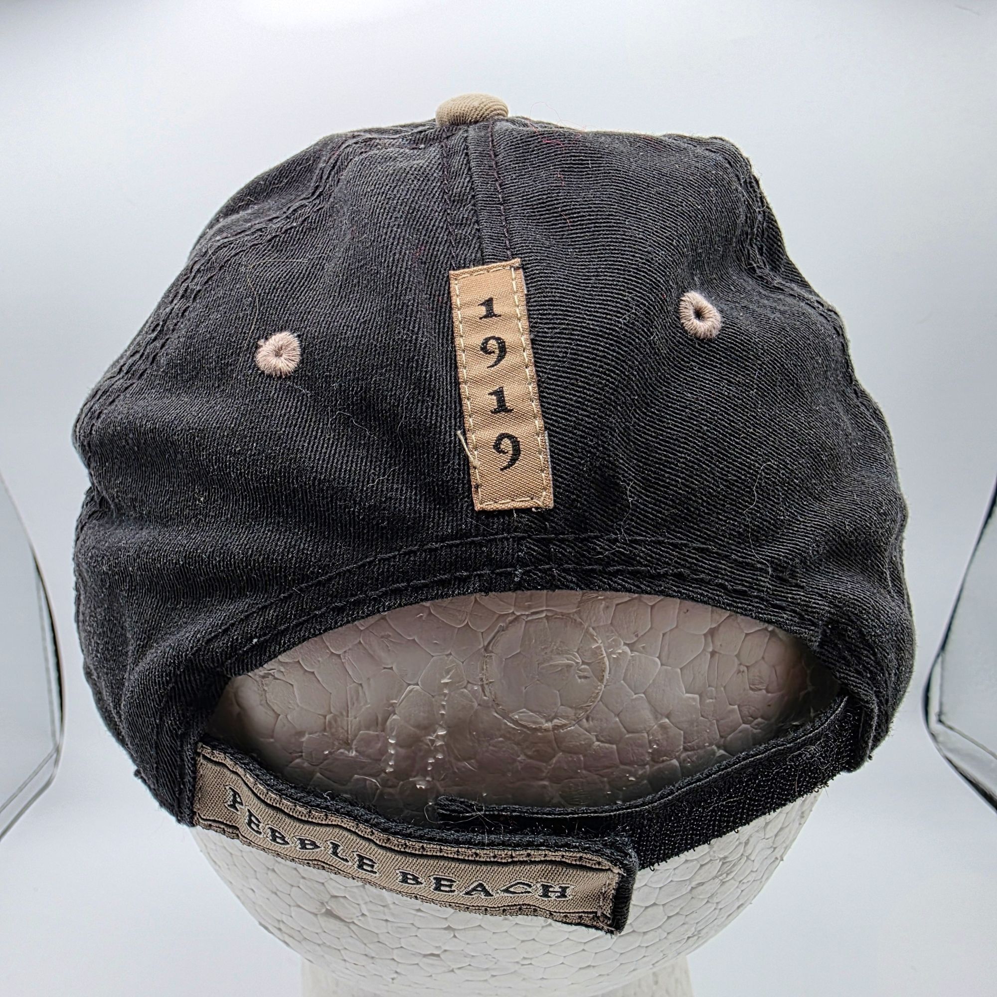 Other Pebble Beach Golf Links Unisex Adjustable Hat Black Logo 191 Size ONE SIZE - 3 Thumbnail
