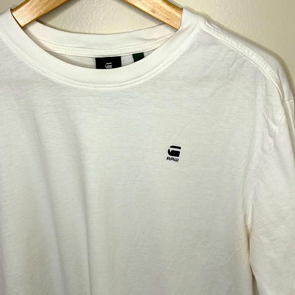 Designer LS tee (Lash) - G-Star RAW - Large - White - 100% Org Ctn Size US L / EU 52-54 / 3 - 2 Thumbnail