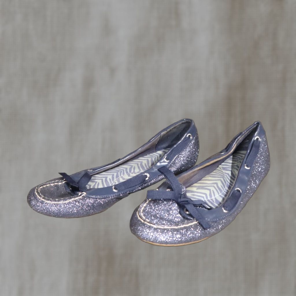 Sperry Sperry Top-Sider Blue Glitter Sparkly Flats Slip On Shoes Loafers Women's 9M Size M / US 6-8 / IT 42-44 - 1 Thumbnail
