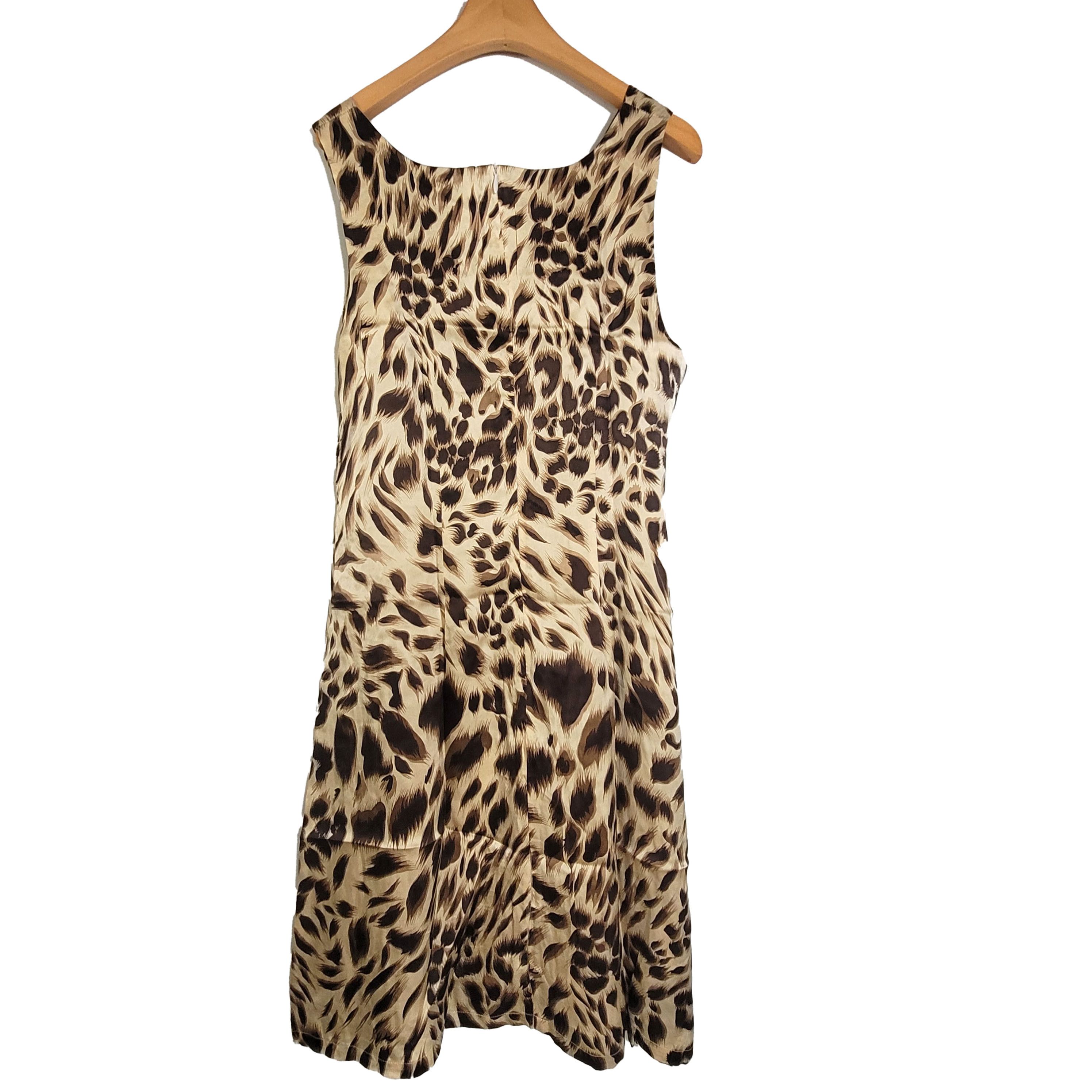 Other Women's 100% Silk Size M Sleeveless Tank Dress SBK101 Size S / US 4 / IT 40 - 2 Thumbnail