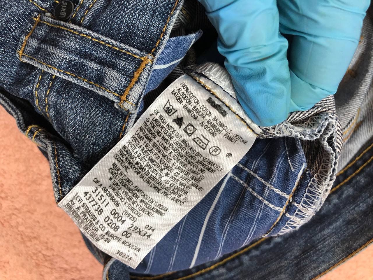 Levi's Vintage Levi's 100% Cotton Denim Jeans Size 29 Size 29" - 2 Thumbnail