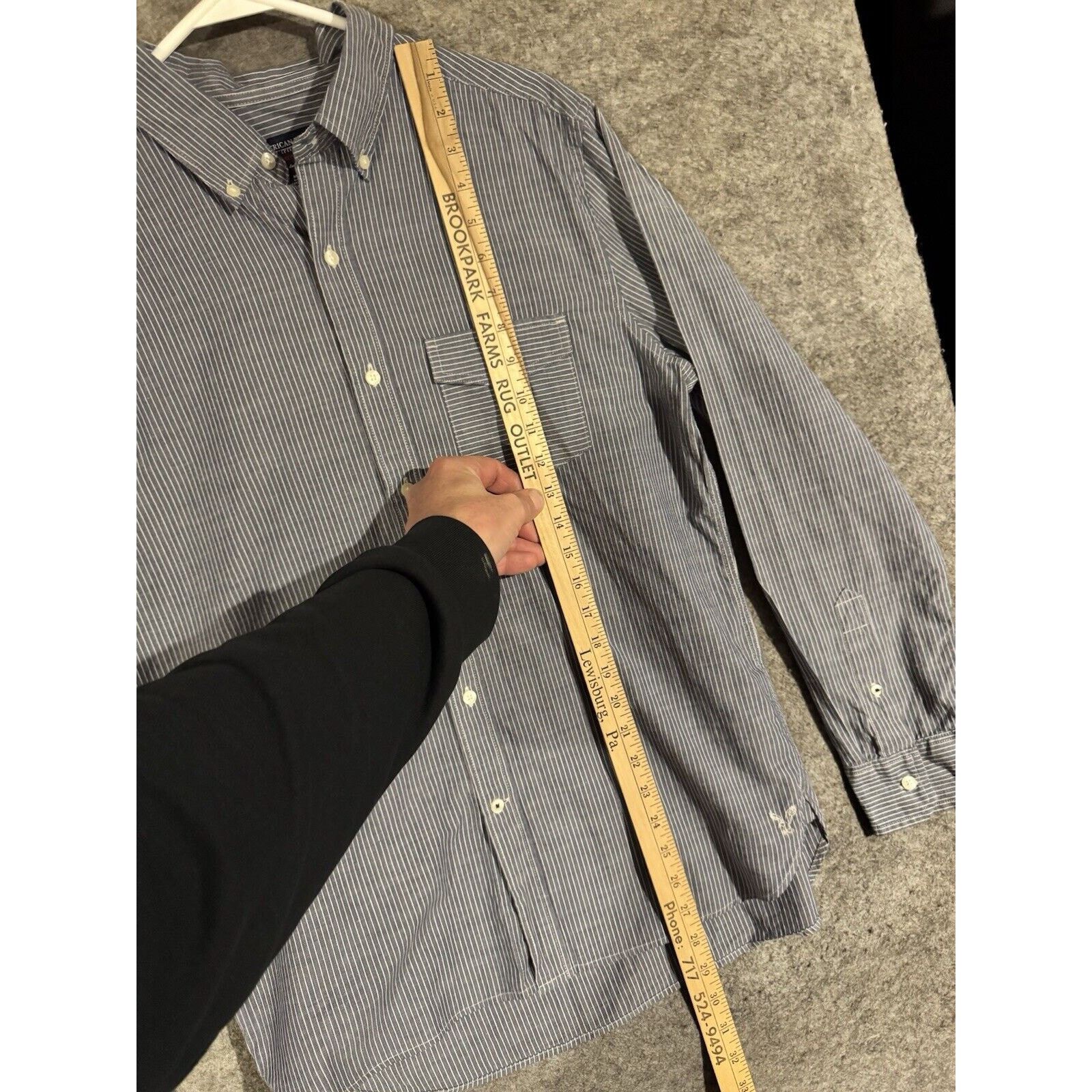 American Eagle Outfitters American Eagle Button Down Shirt Men Medium Academia 2010s Size US M / EU 48-50 / 2 - 3 Thumbnail