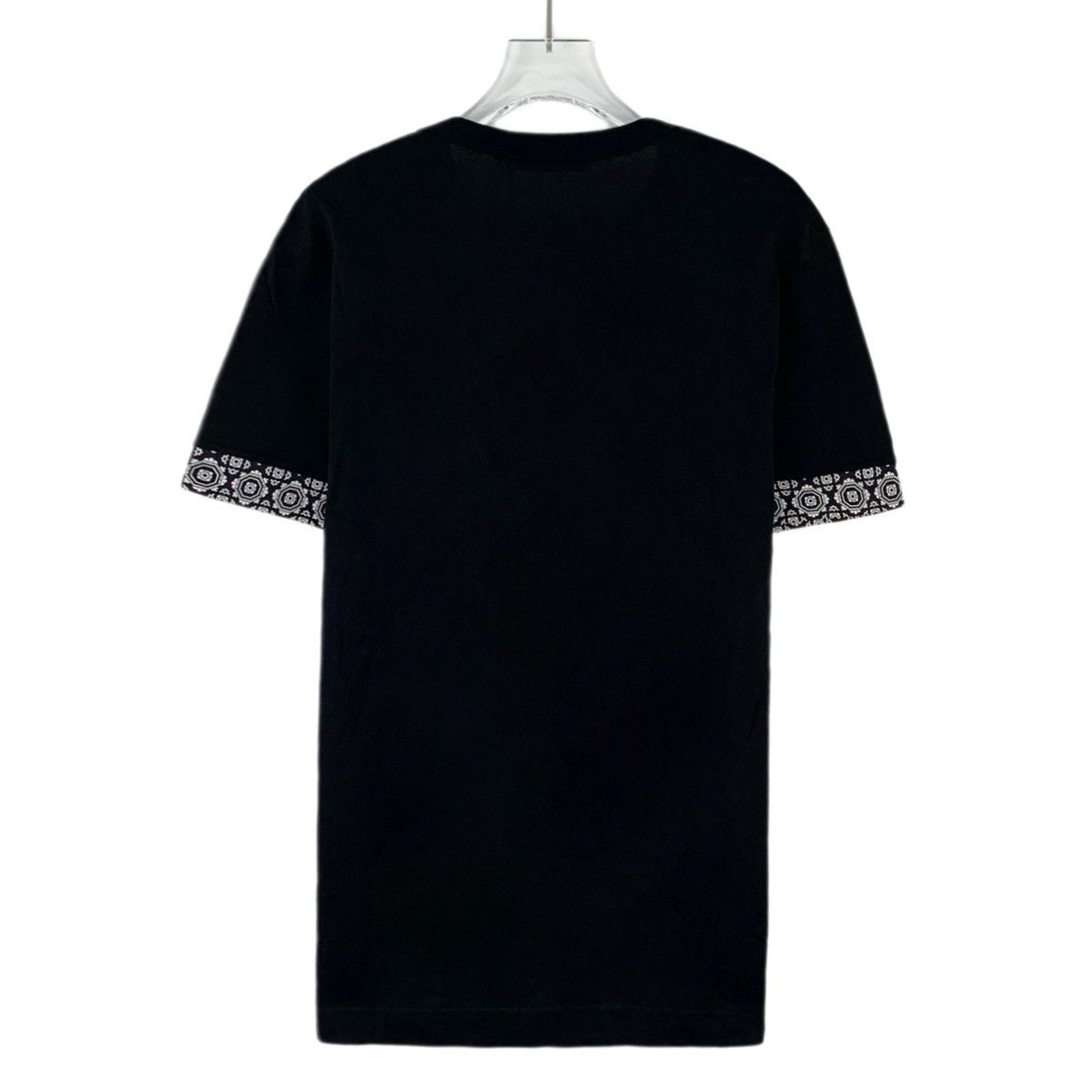 Dolce & Gabbana Dolce & Gabbana Floral Trim Short Sleeve T-Shirt K26WX Size US XS / EU 42 / 0 - 2 Thumbnail