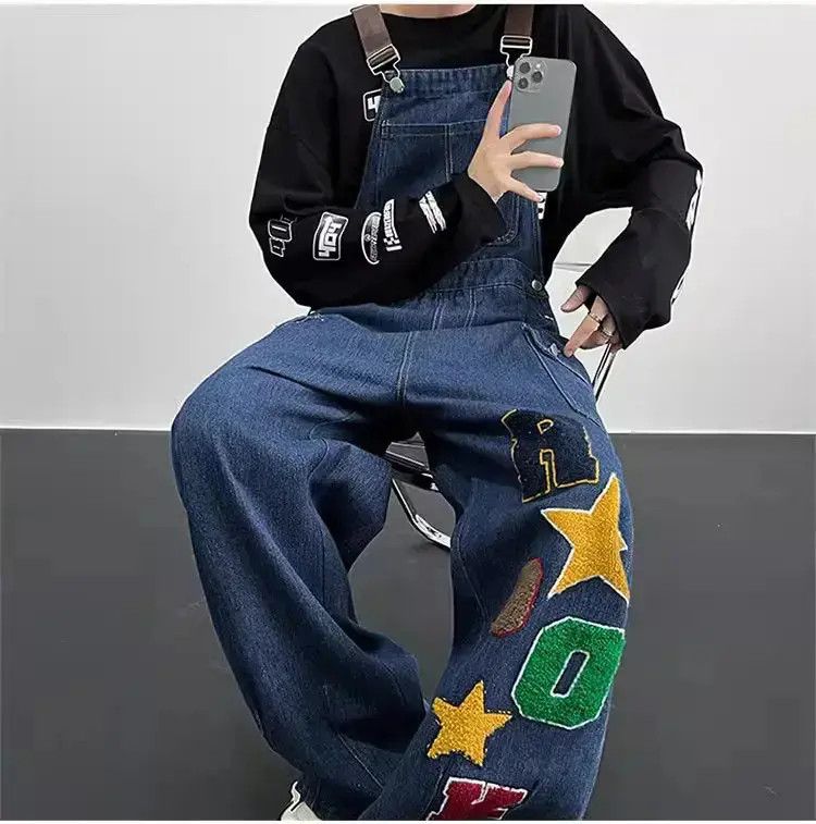 Japanese Brand Leisure washed embroidered jeans Size US 32 / EU 48 - 6 Thumbnail