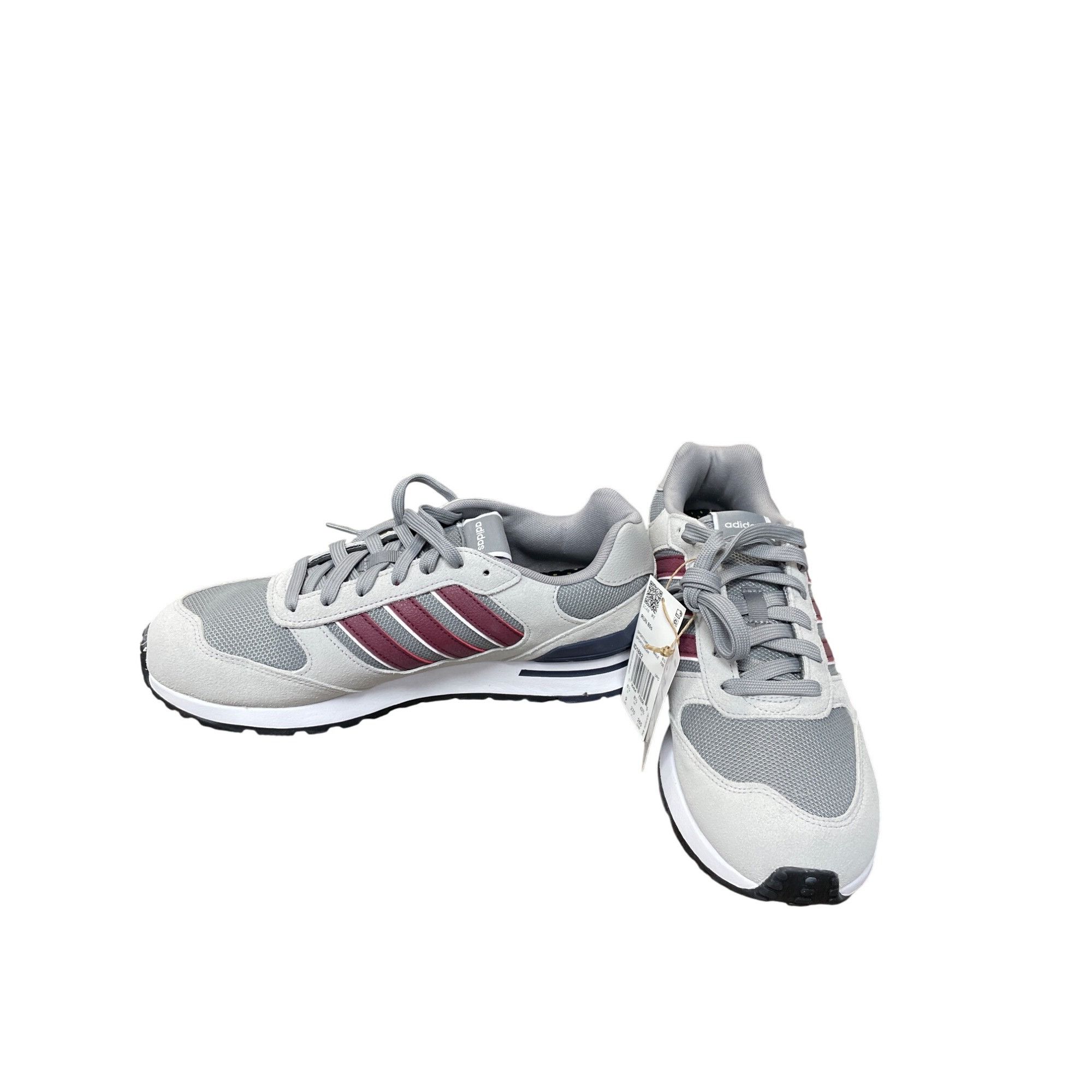 Adidas Adidas Run 80s Mens gray burgandy running Sneakers shoes Siz Size US 9 / EU 42 - 2 Thumbnail