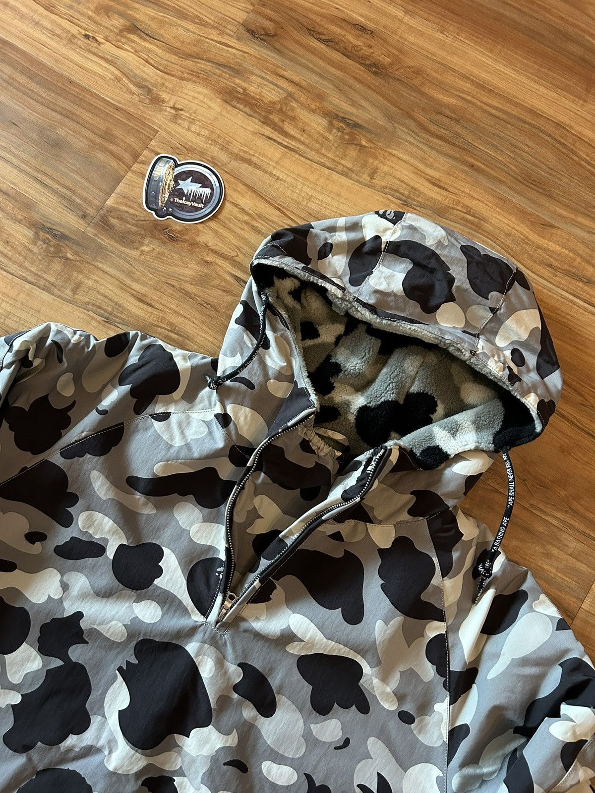 Bape OG Bape Snow Camo Quarter Zip Fleece Jacket Size US M / EU 48-50 / 2 - 7 Thumbnail
