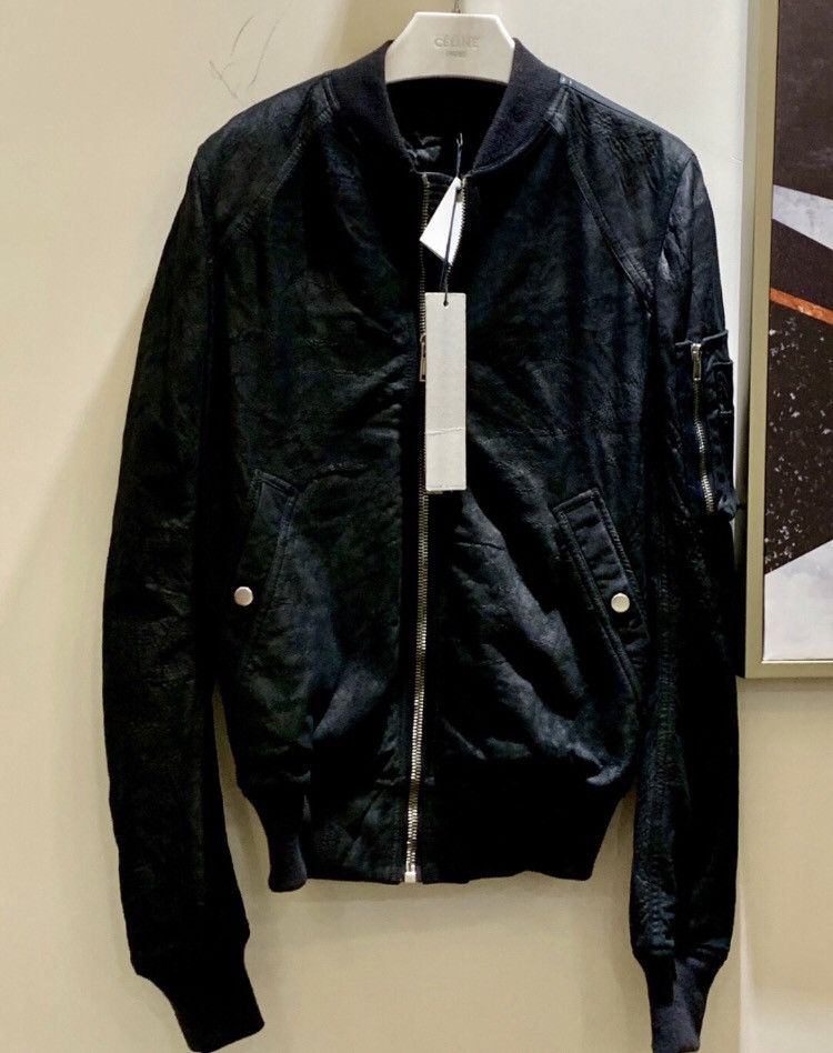 Rick Owens Rick owens bomber MA1 Flying Jacket Leather 2408 