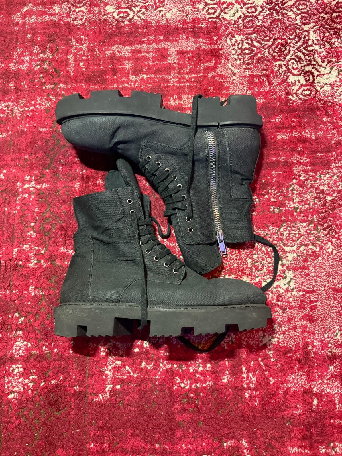 Rick Owens Drkshdw Rick owens canvas megatooths Size US 11 / EU 44 - 5 Thumbnail