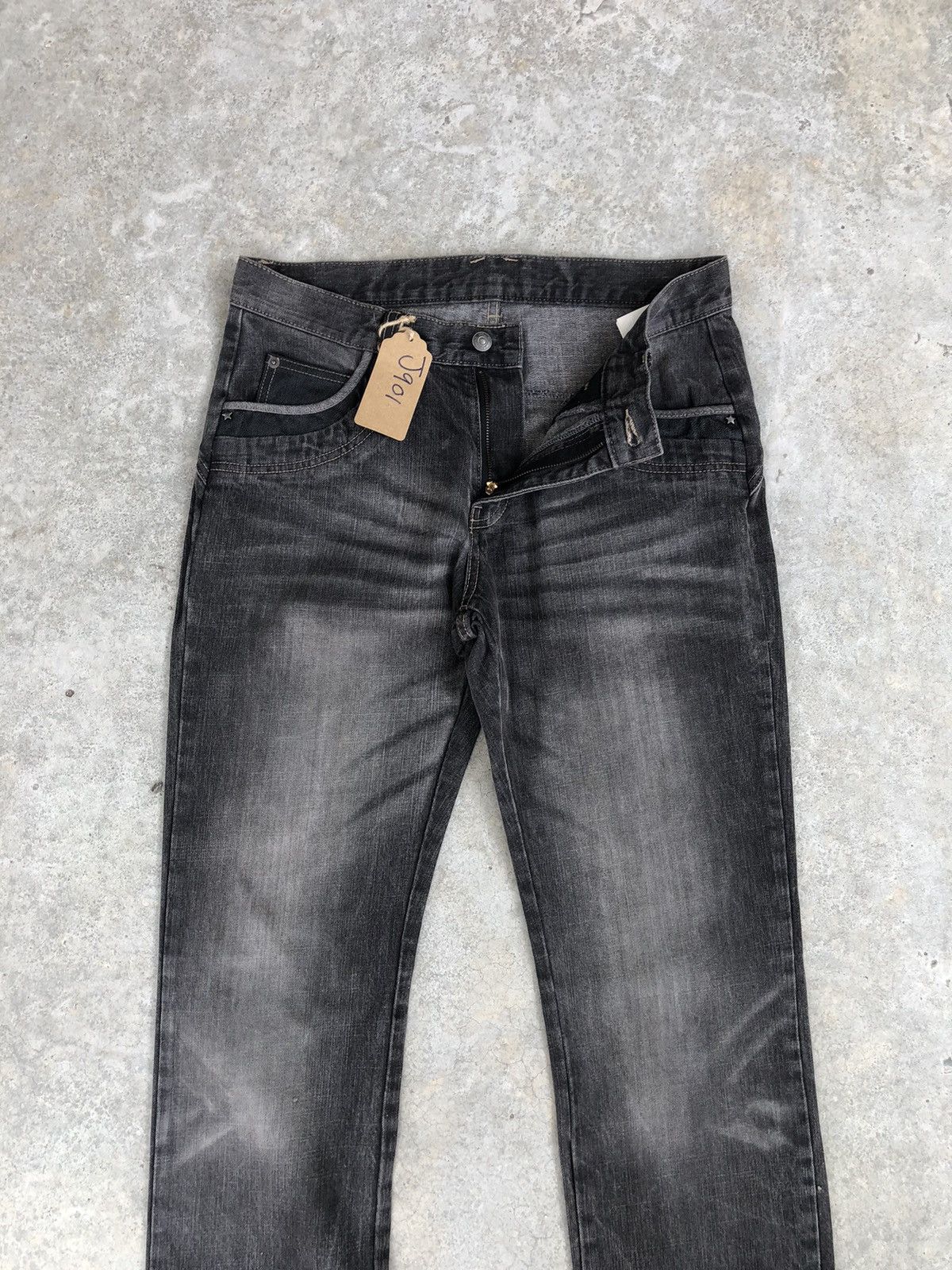 PPFM Japanese PPFM Distressed Jeans Slim Cut Size US 33 - 3 Thumbnail