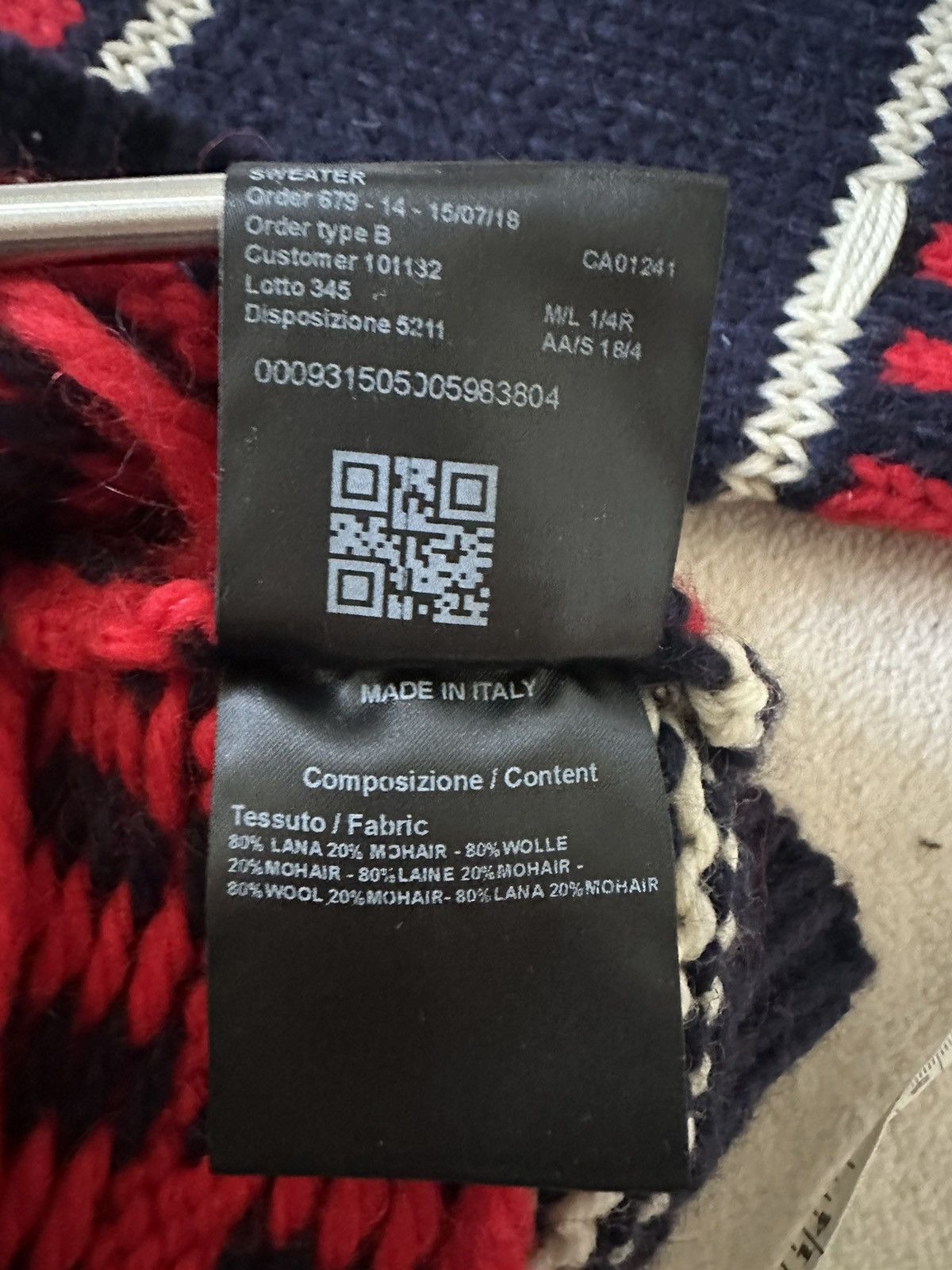 Calvin Klein 205W39NYC FW18 Calvin Klein 205w39nyc grail wool sweater RAF Simons Size US M / EU 48-50 / 2 - 25 Thumbnail