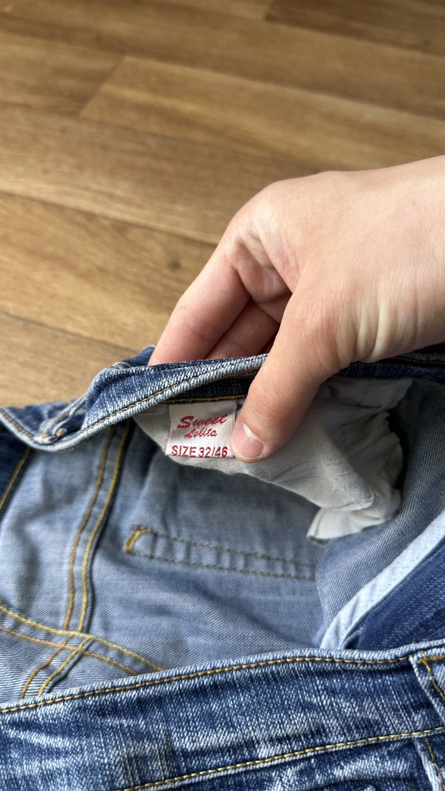 Japanese Brand × Jean × Vintage FLARE VINTAGE FROLIC BOOTCUT FADED JEANS DENIM PANTS Size 32" / US 10 / IT 46 - 6 Thumbnail