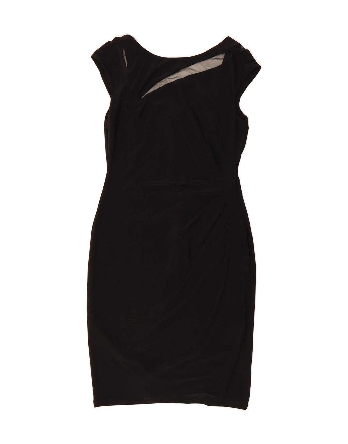 Ralph Lauren Womens Sleeveless Bodycon Dress US 8 Medium Black Polyester Size S / US 4 / IT 40 - 1 Thumbnail