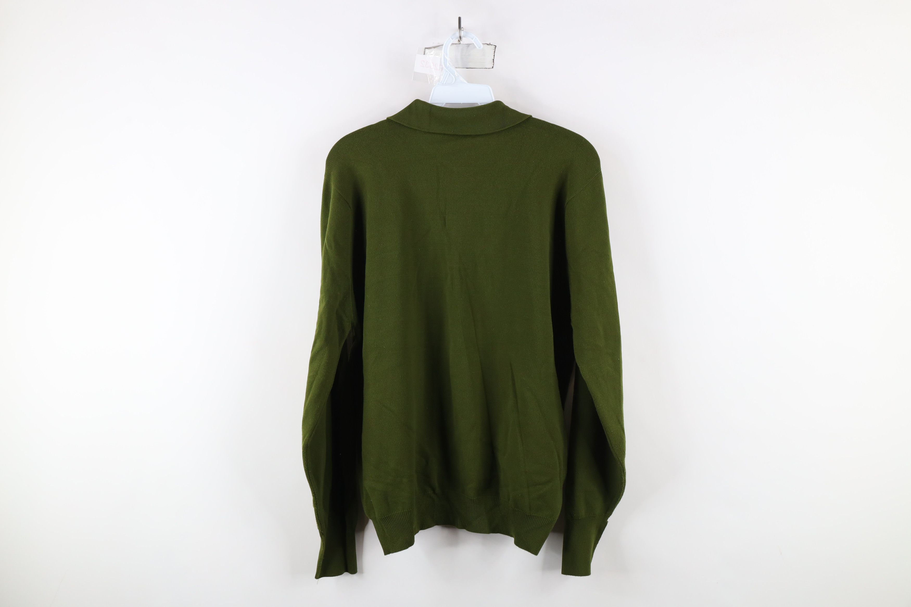 Vintage Vintage 60s 70s Streetwear Long Sleeve Polo Avocado USA Size US M / EU 48-50 / 2 - 7 Thumbnail