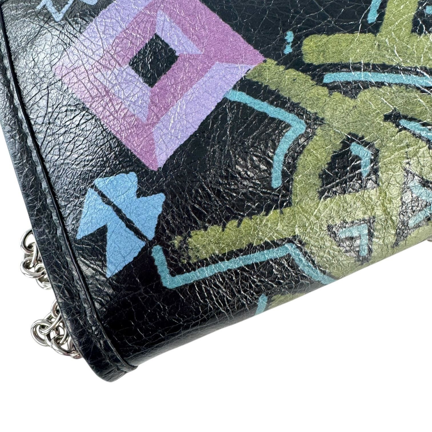 Balenciaga Balenciaga Graffiti Bazar Wallet-On-Chain Bag Size ONE SIZE - 16 Thumbnail