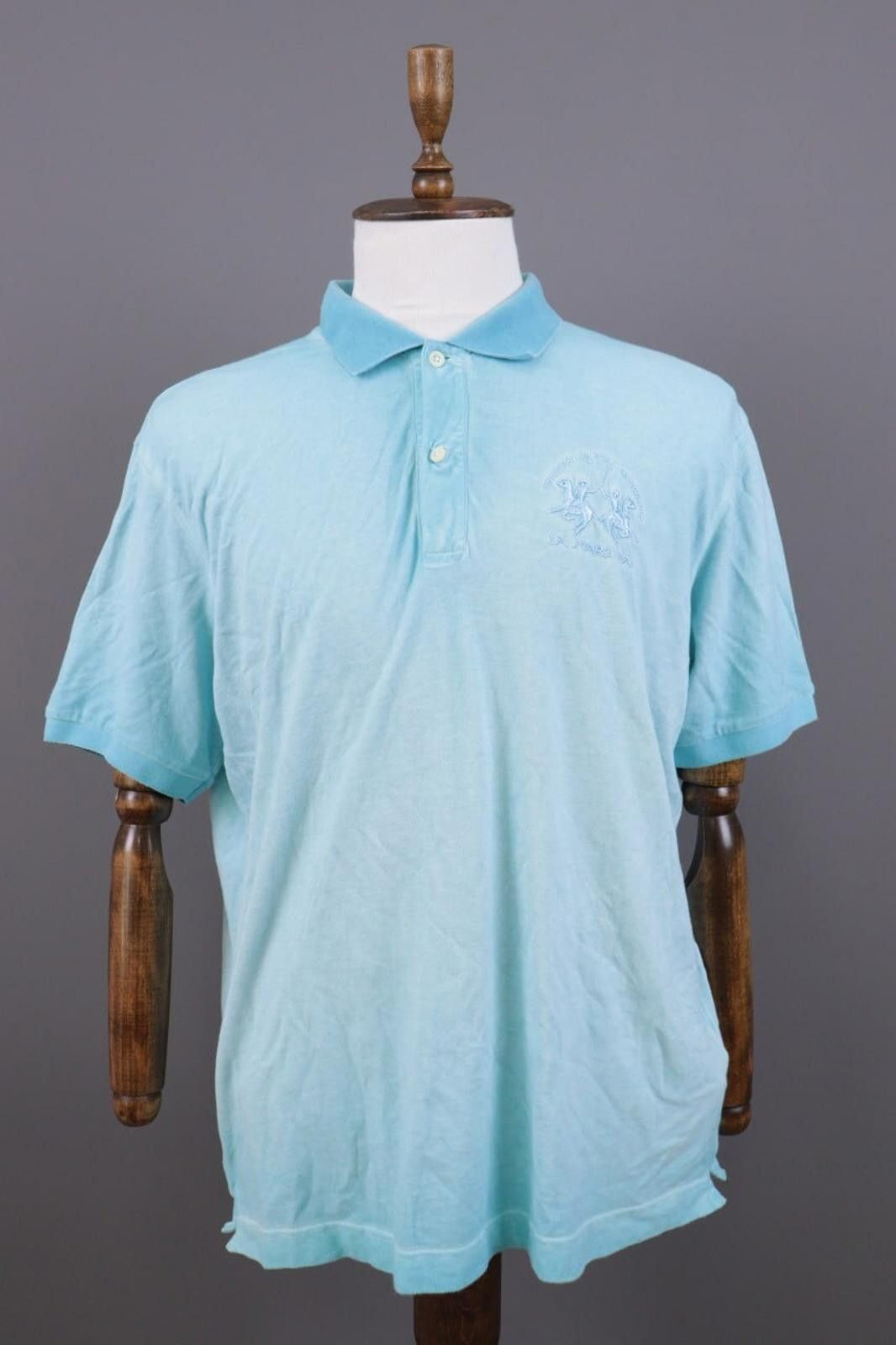 La Martina La Martina Buenos Aires Blue Summer Polo Shirt Size XXL Size US XXL / EU 58 / 5 - 1 Thumbnail