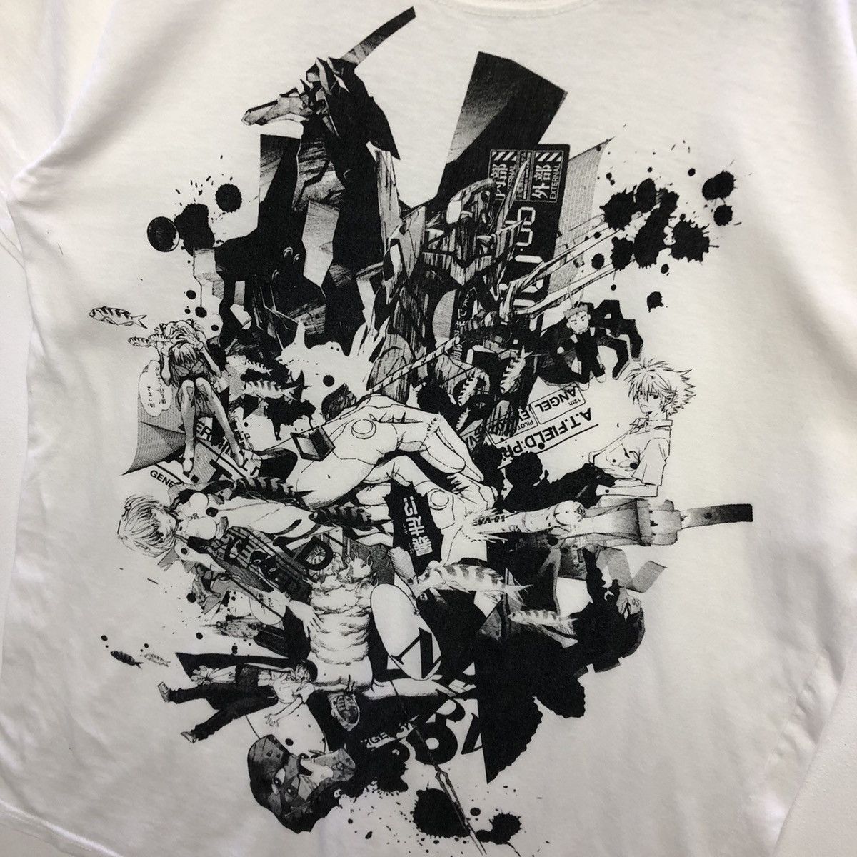 Anime × Cartoon Network × Vintage Vintage Evangelion Japan Anime Graphic Tshirt Size US M / EU 48-50 / 2 - 3 Thumbnail