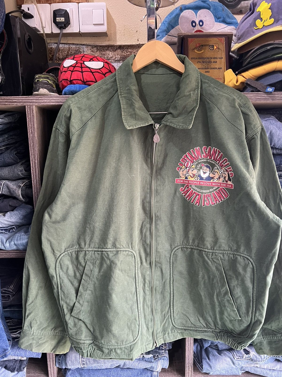 Captain Santors 🔥Vintage Captain Santa Club Zipper Jacket Size US XL / EU 56 / 4 - 7 Thumbnail