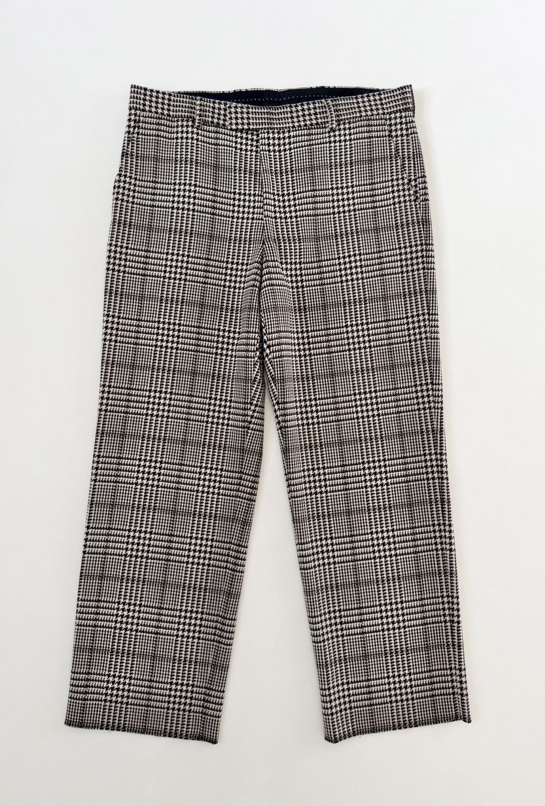 Dries Van Noten ‘Pinnet’ Prince Of Wales Check Wide Leg Pants Size US 36 / EU 52 - 1 Thumbnail