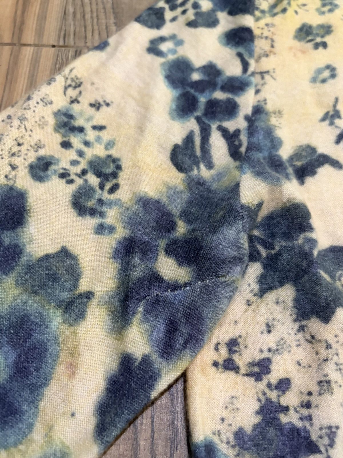 Loro Piana LORO PIANA BLUE EYES FLORAL CASHMERE SILK SWEATERS Size L / US 10 / IT 46 - 10 Thumbnail