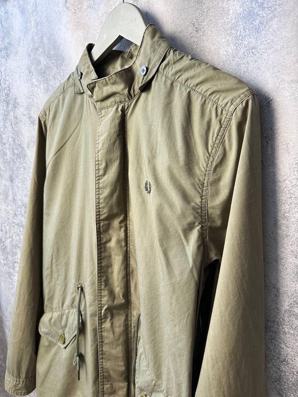 Fred Perry Fred Perry Vintage 90s Long Coat Jacket Lightweight Khaki Size US S / EU 44-46 / 1 - 6 Thumbnail