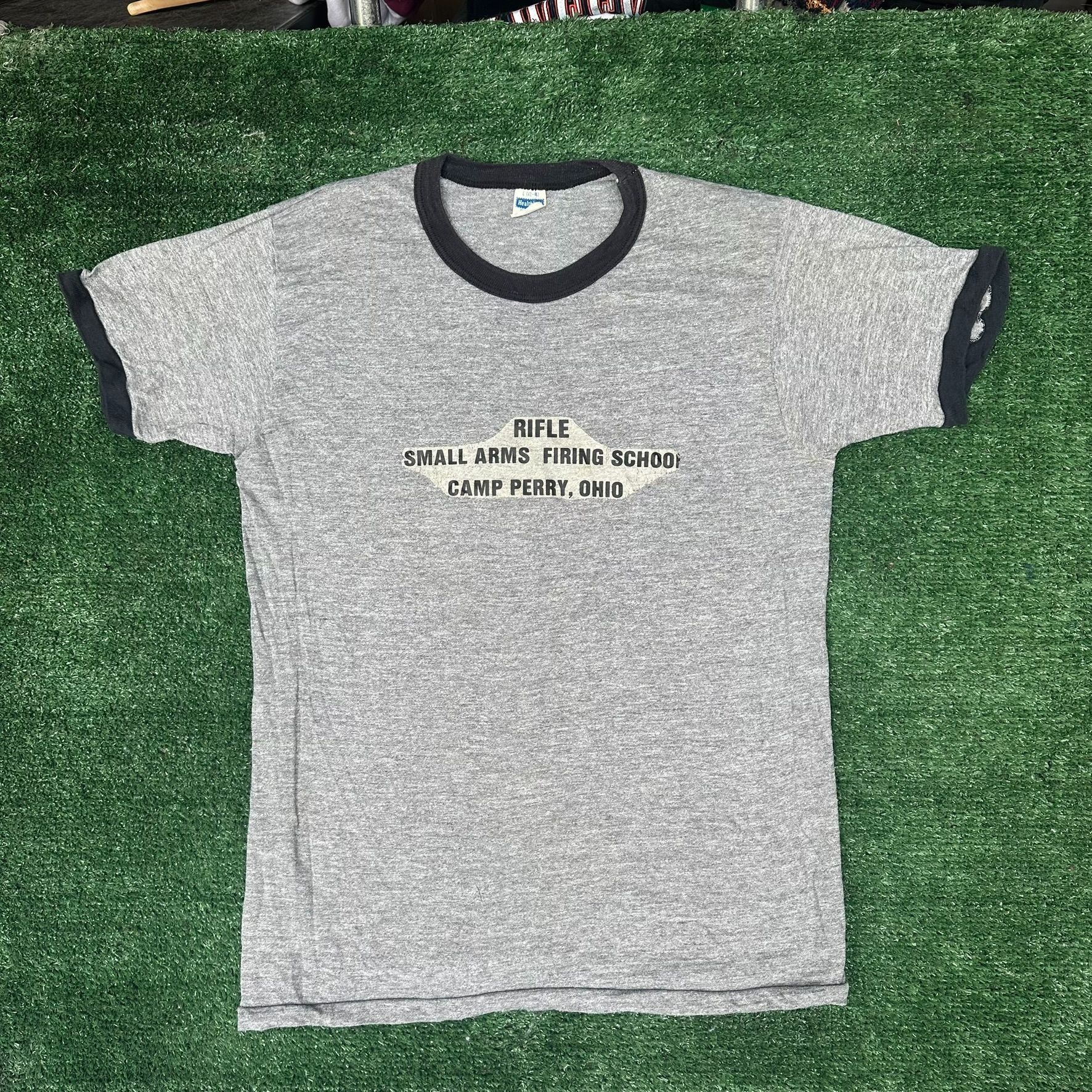 Vintage Vintage 70s Camp Perry Rifle Firing School Ringer T-Shirt Pa Size US M / EU 48-50 / 2 - 4 Thumbnail
