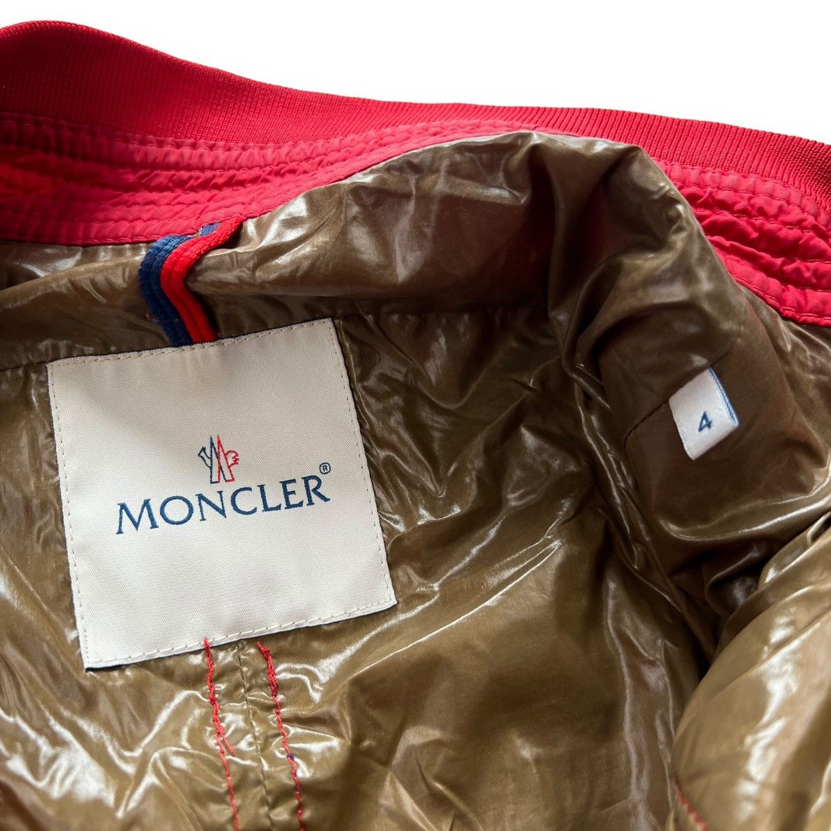Moncler Moncler Thyme Red Lightweight Jacket Size US M / EU 48-50 / 2 - 5 Thumbnail
