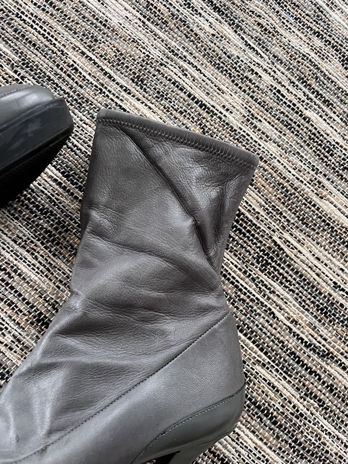 Gucci Rare Gucci Wimbledon Grey Leather Platform Ankle Heels Boots Size US 8.5 / IT 38.5 - 6 Thumbnail