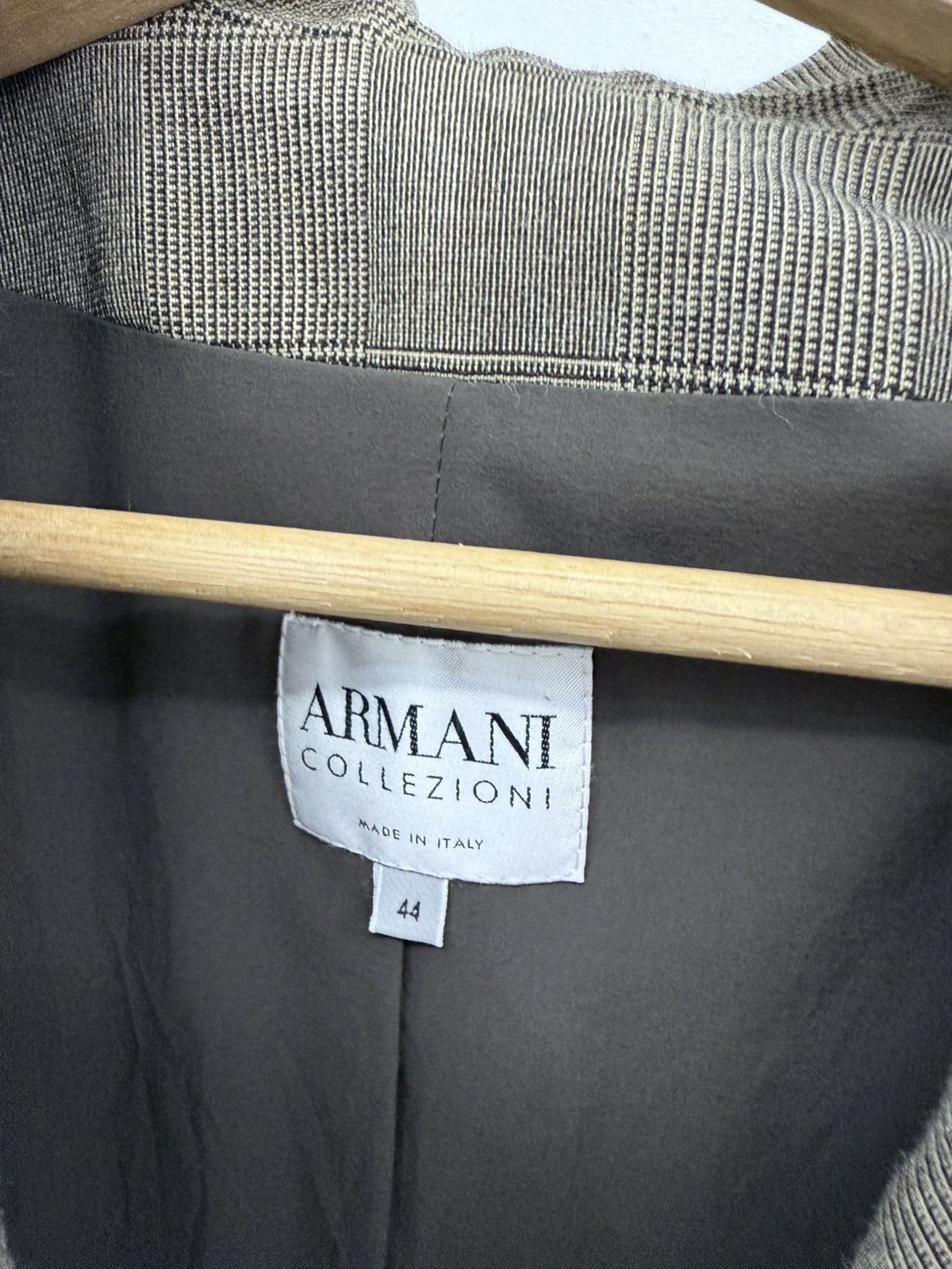 Armani Armani Collezioni 2 way Checked Blazer Jacket “Italy Luxury” Size M / US 6-8 / IT 42-44 - 4 Thumbnail