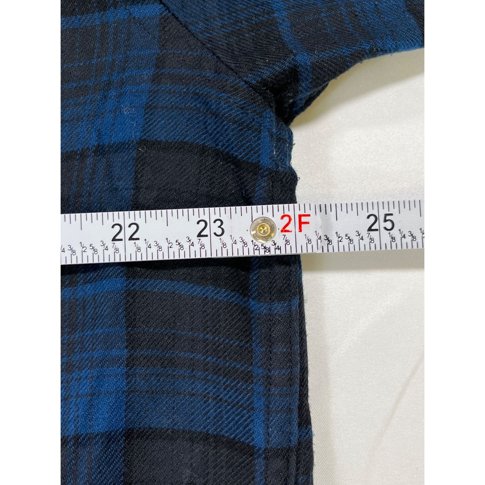 Weatherproof Weatherproof Vintage SKU 7627 Mens Blue and Black Shirt Butt Size US XL / EU 56 / 4 - 4 Thumbnail