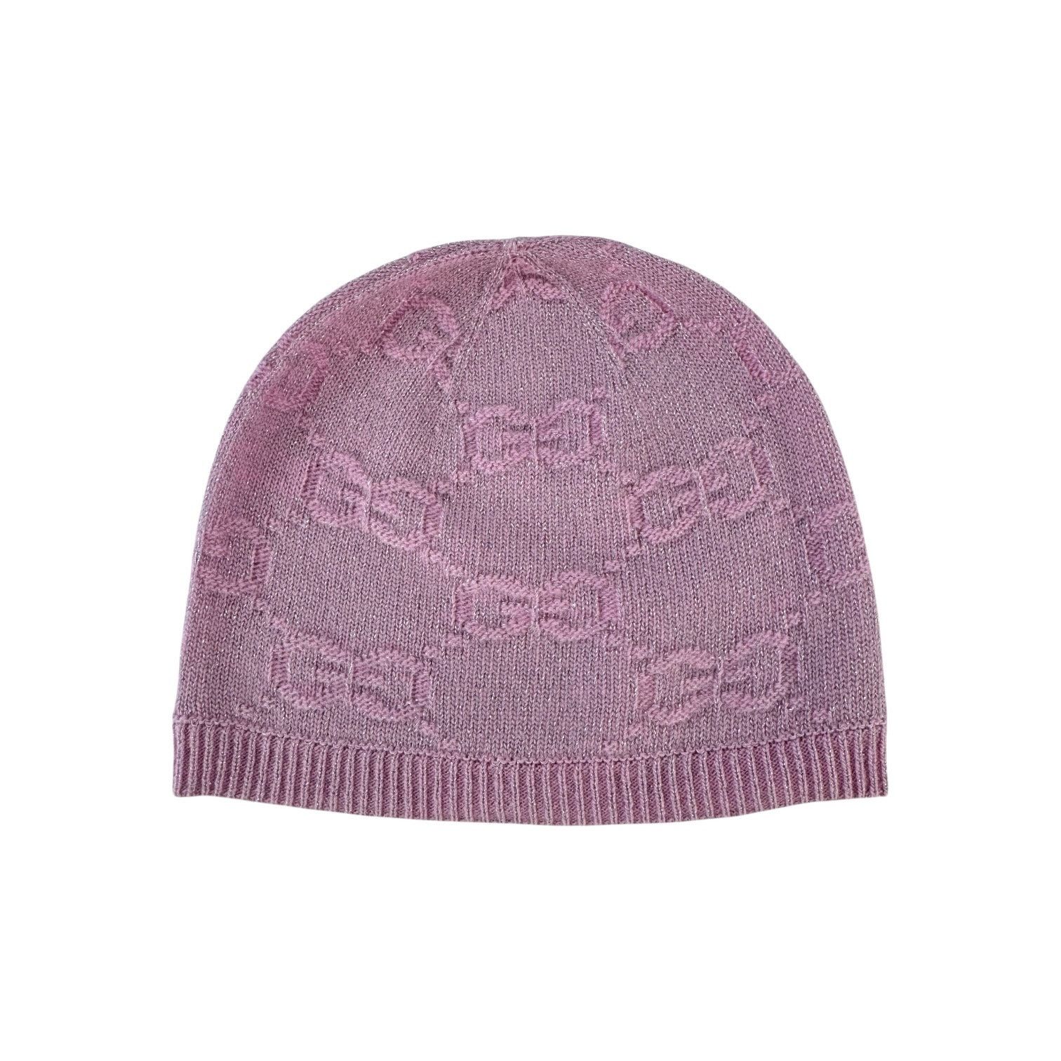Gucci Gucci Monogram Pink Kid’s Beanie Size ONE SIZE - 1 Thumbnail