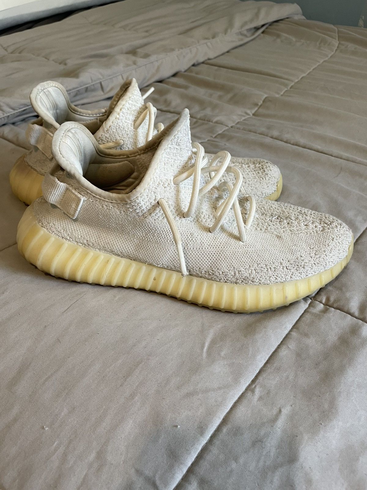 Adidas Yeezy 350 Creams White Size 9 Men’s Size US 9 / EU 42 - 6 Thumbnail