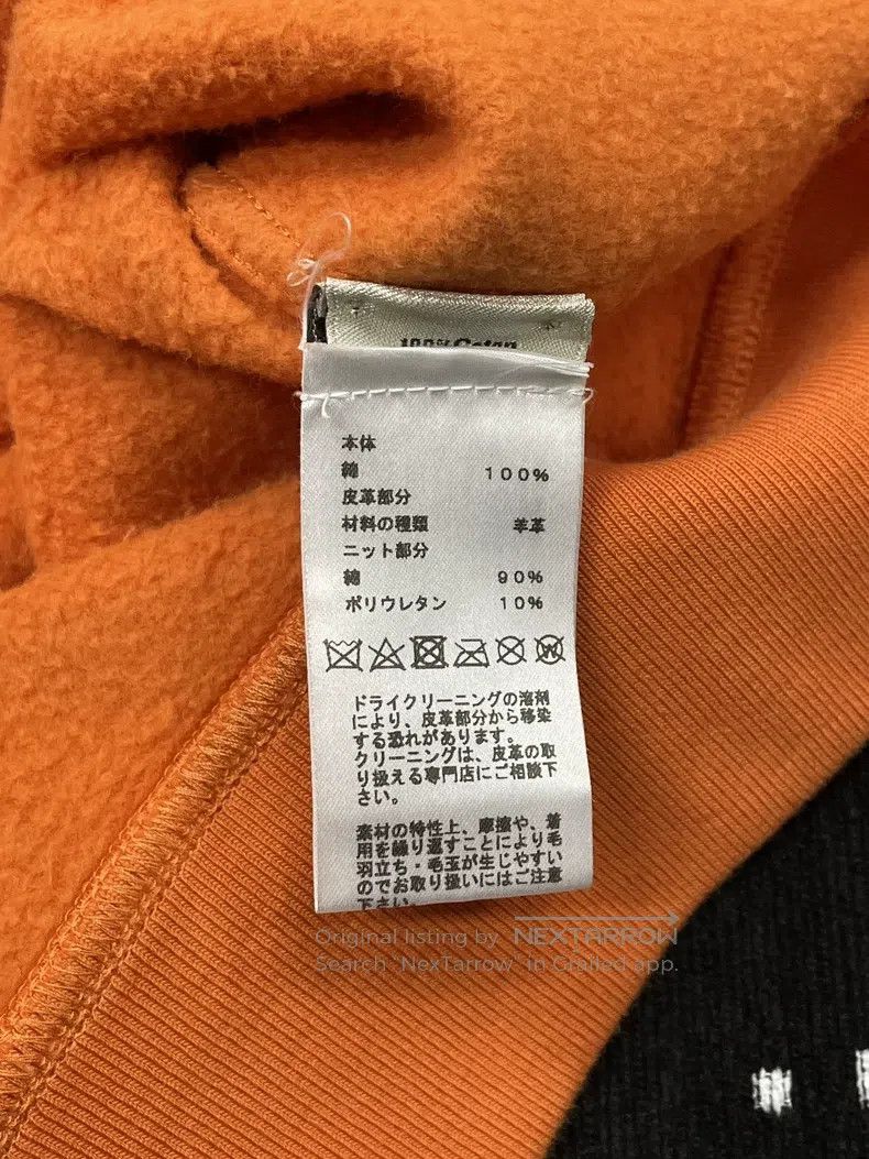 Hermes Hermes Orange Leather Robot Motif Sweatshirt Long Sleeve T Size M / US 6-8 / IT 42-44 - 5 Thumbnail