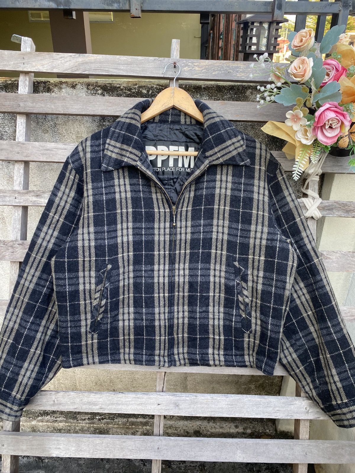 PPFM Vintage PPFM Wool Cropped Jacket Size US L / EU 52-54 / 3 - 1 Thumbnail