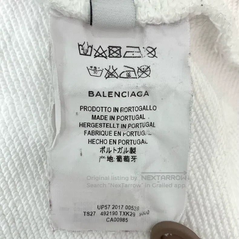 Other Balenciaga Alphabet Logo Drawstring White Hoodie Size US S / EU 44-46 / 1 - 6 Thumbnail
