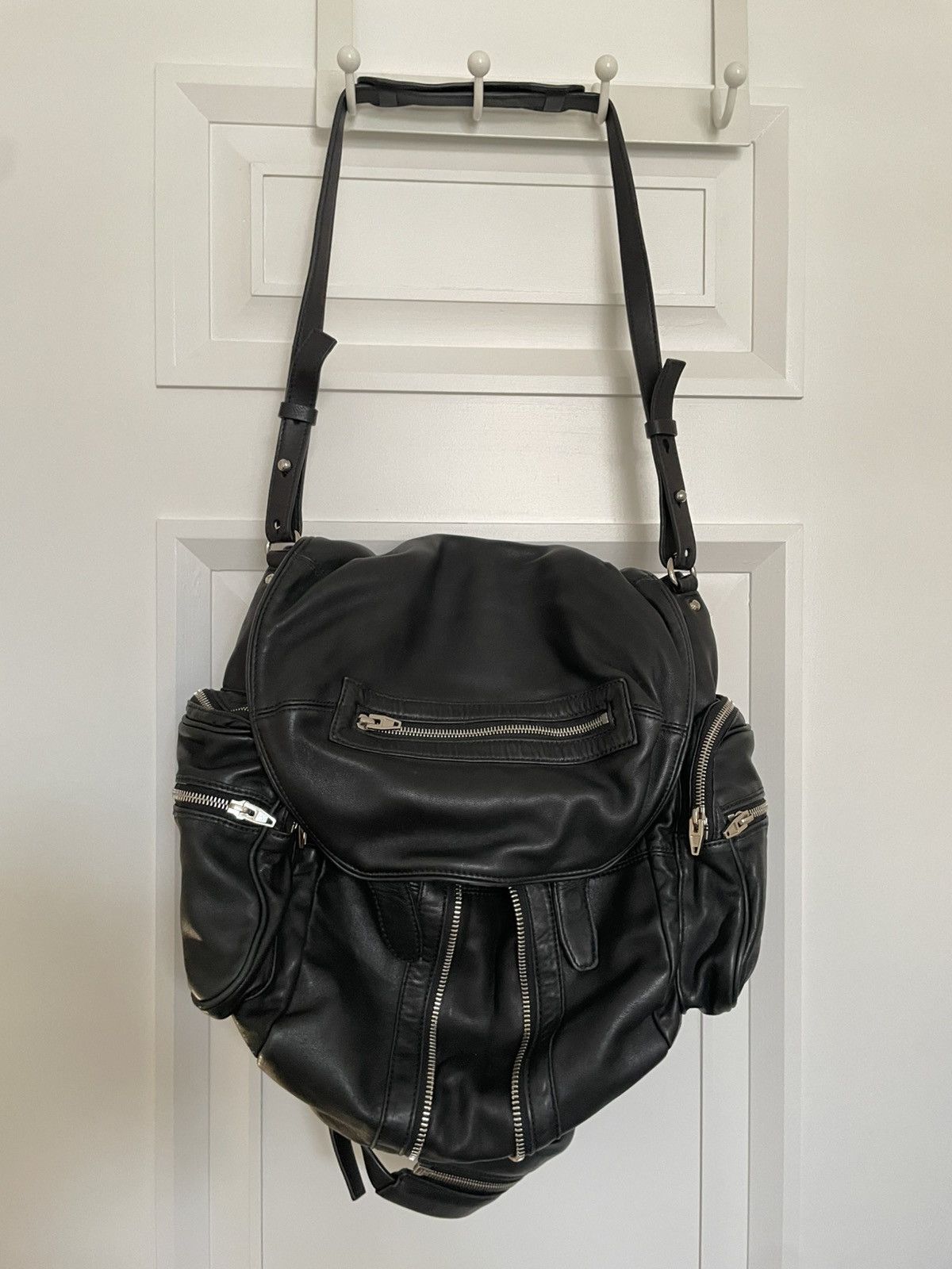 Alexander Wang Alexander Wang Marti convertiable backpack black leather Size ONE SIZE - 3 Thumbnail