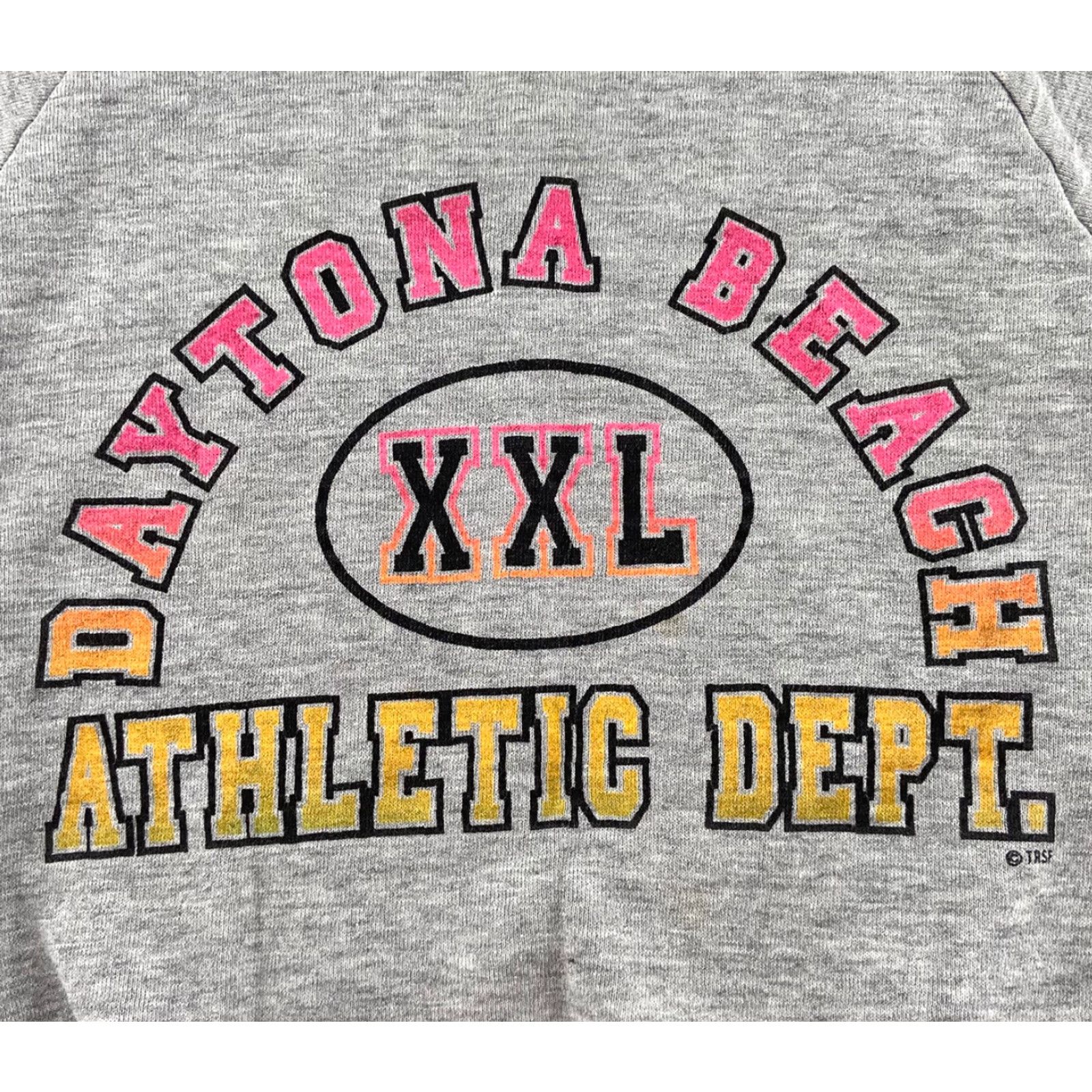 Jerzees VINTAGE Jerzees Daytona Beach Sweater Unisex Adults Crew Neck Cotton Blend Gray S Small Logo 90s Beach Mens Womens Size S / US 4 / IT 40 - 3 Thumbnail